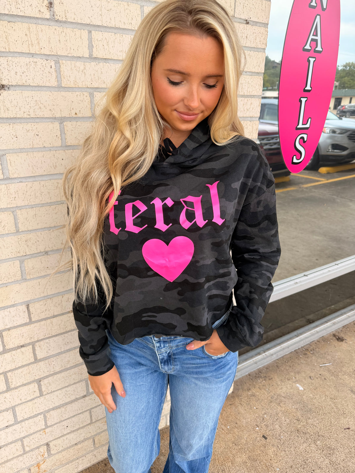Feral Camo Cropped or Not Hoodie