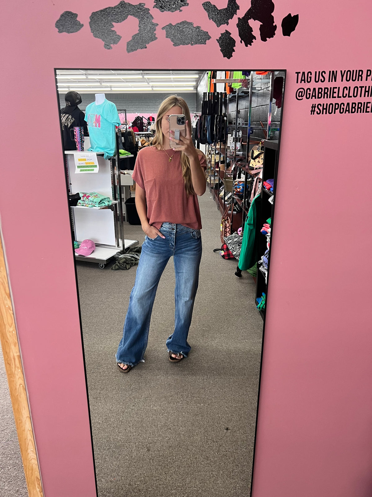 Rachel Rust Ribbed Top