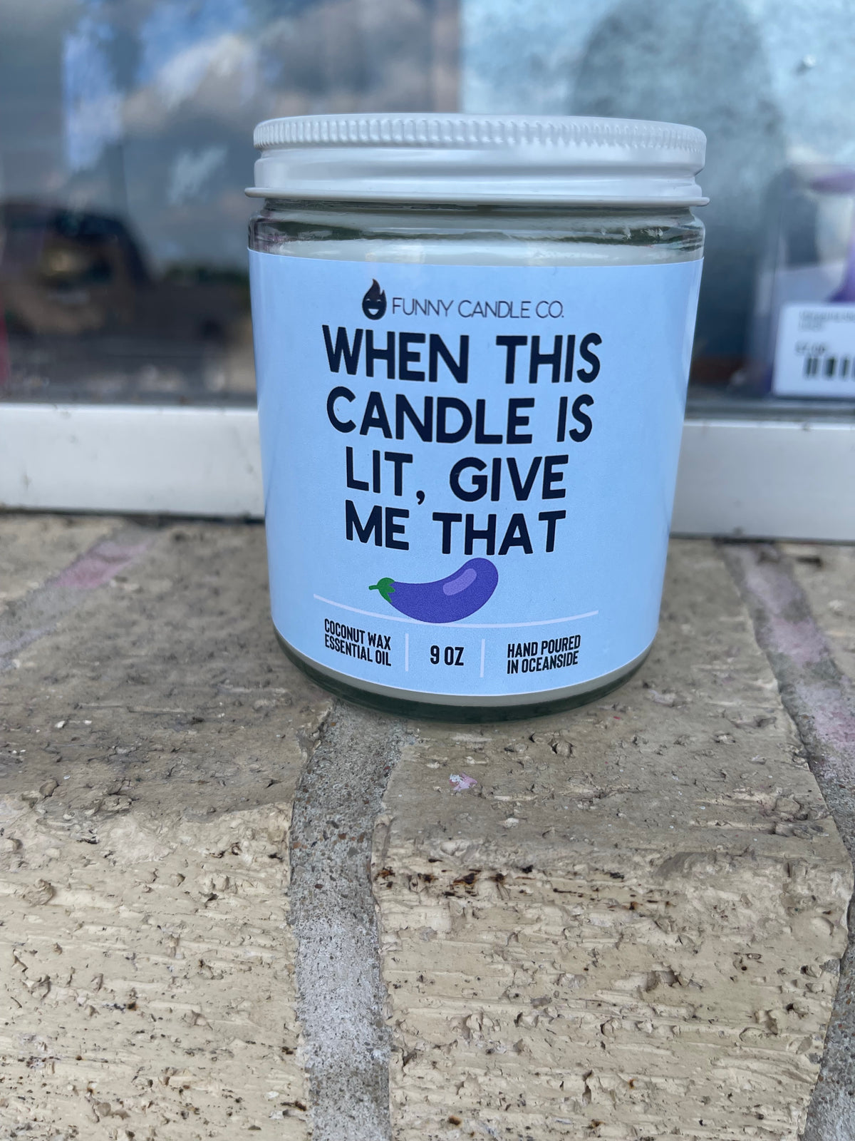 If this candle is lit give me that