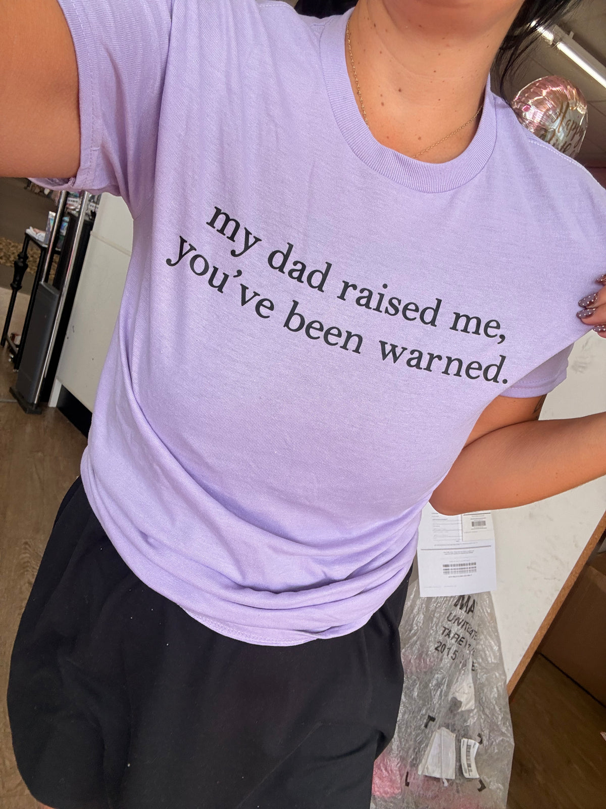 My dad raised me youve been warned tank, tee or sweatshirt