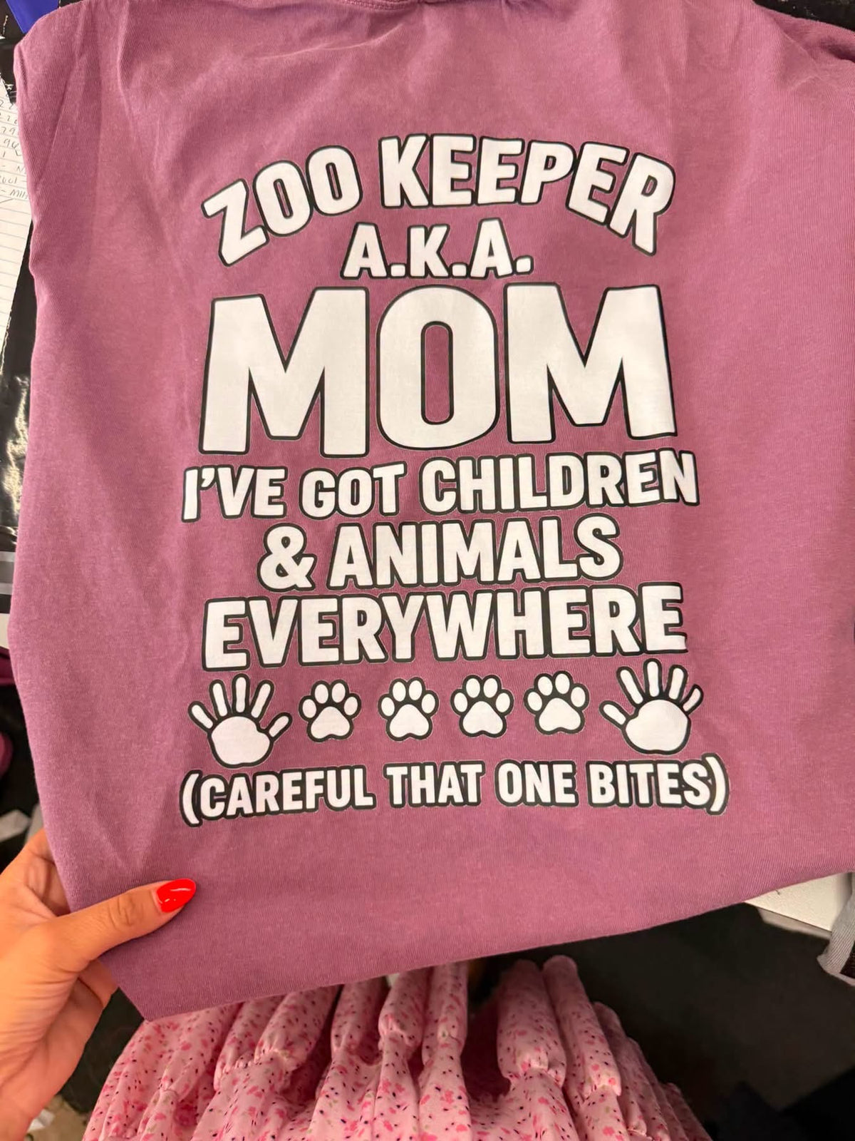 Zoo keeper aka mom tee or sweatshirt