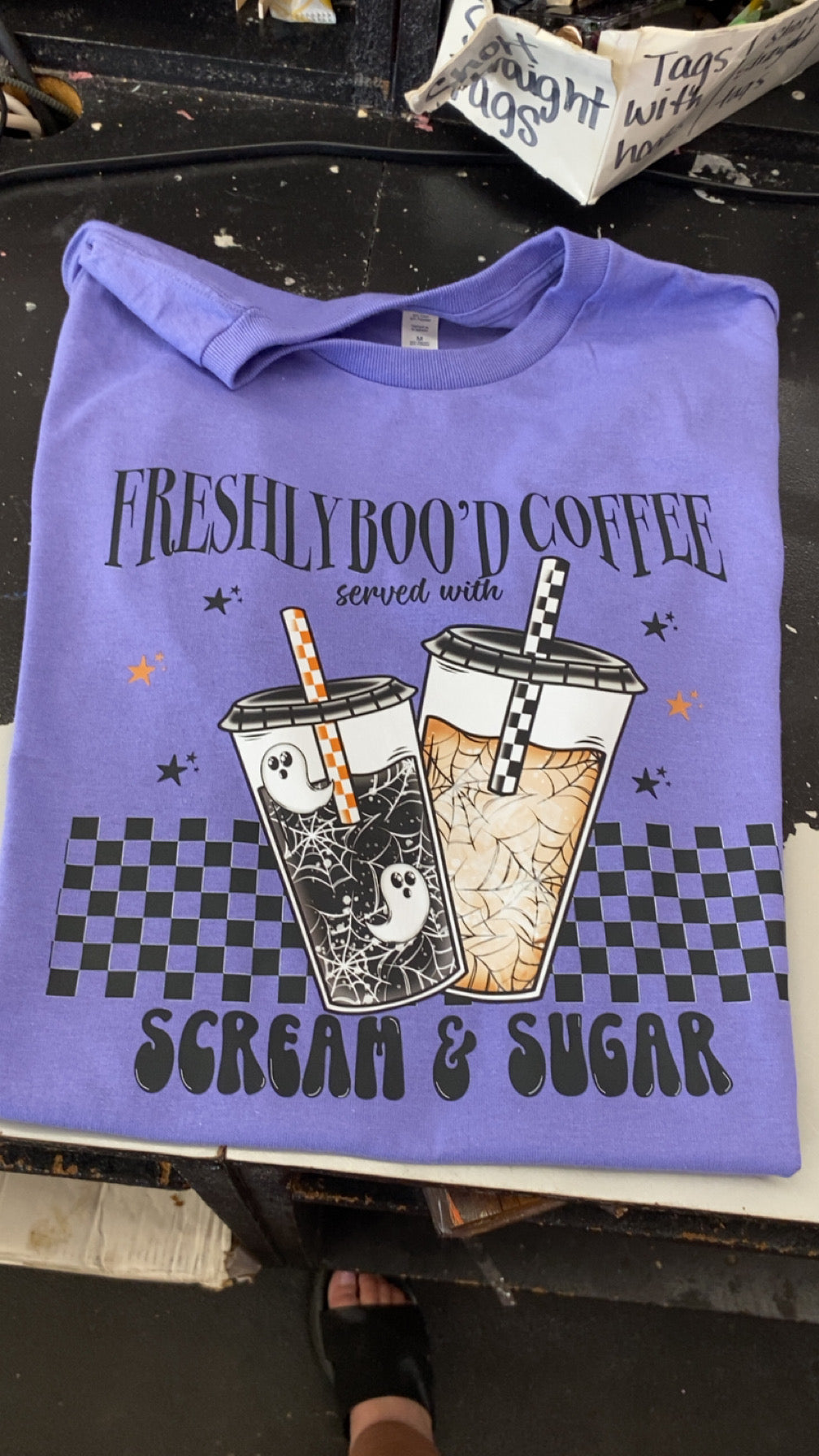 Freshly booed coffee halloween tee or Sweatshirt