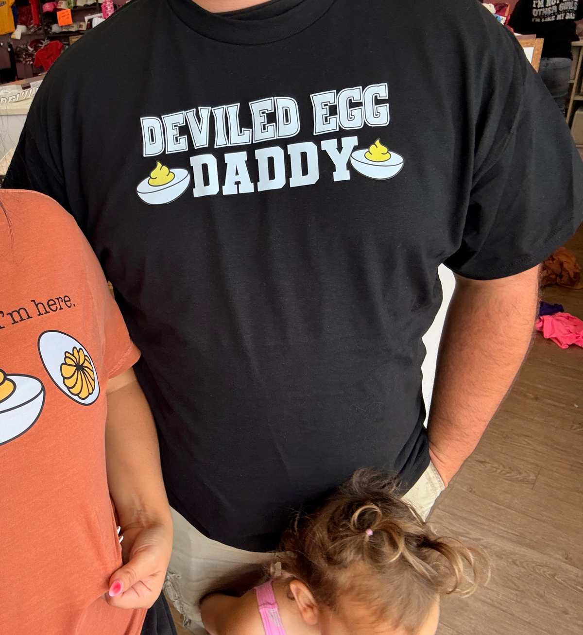 deviled egg daddy tee or sweatshirt