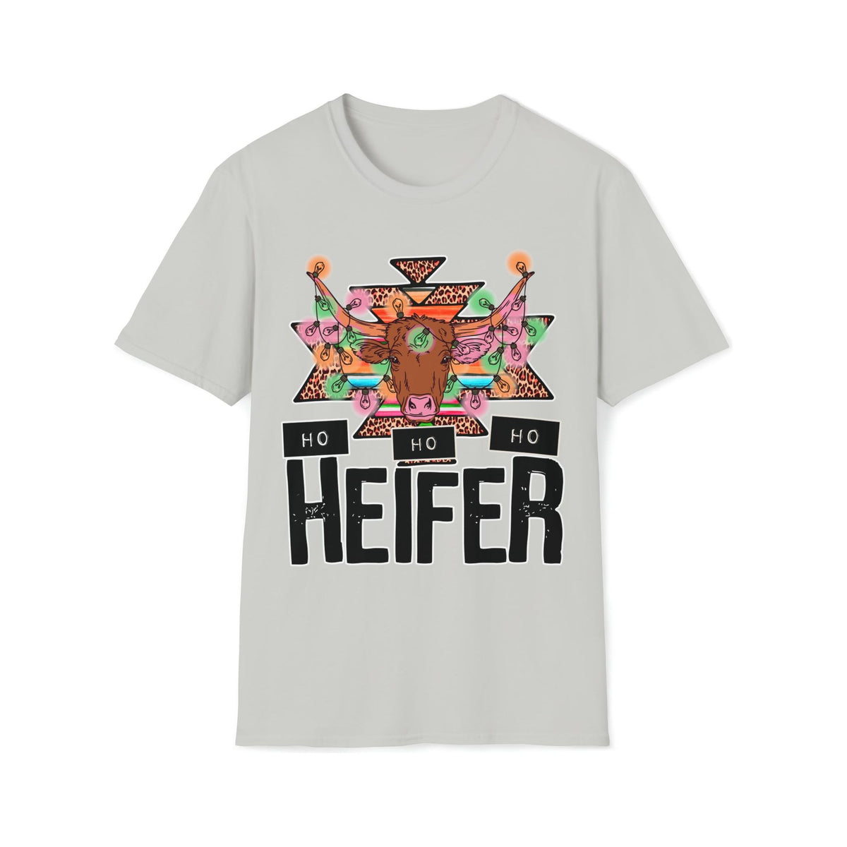 Christmas Heifer ho ho Soft style Tee