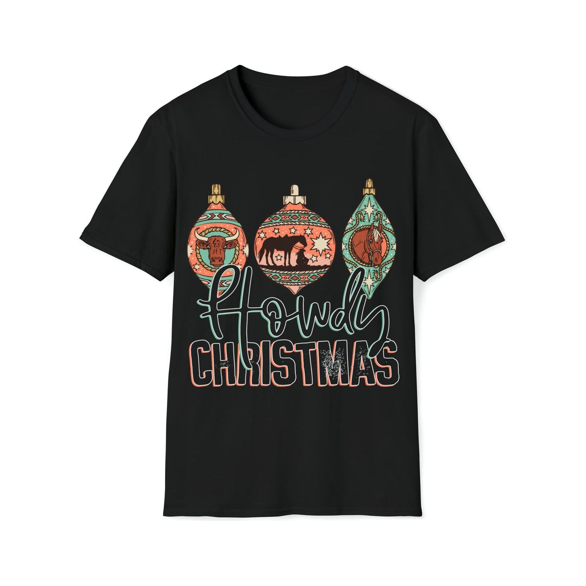 Howdy Christmas Soft style Tee or Sweatshirt