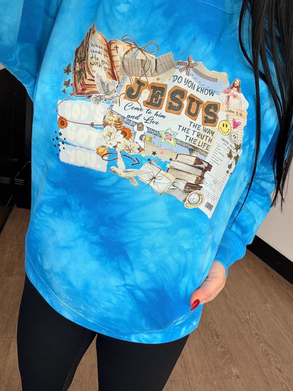 God's Got you, do you know him Christian tee or sweatshirt