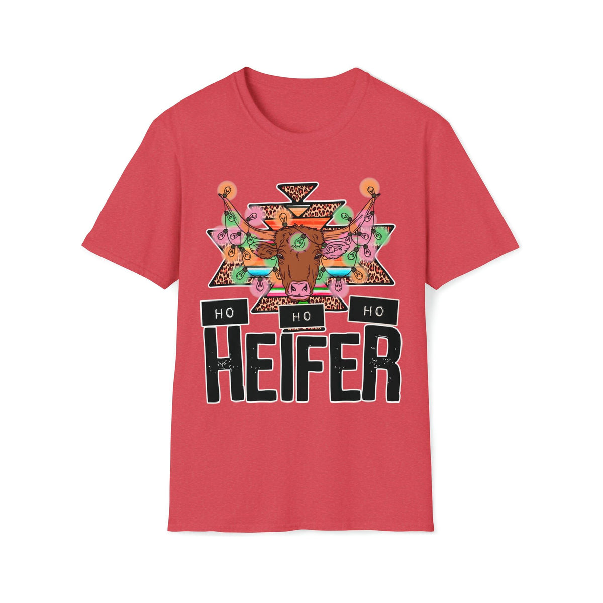 Christmas Heifer ho ho Soft style Tee