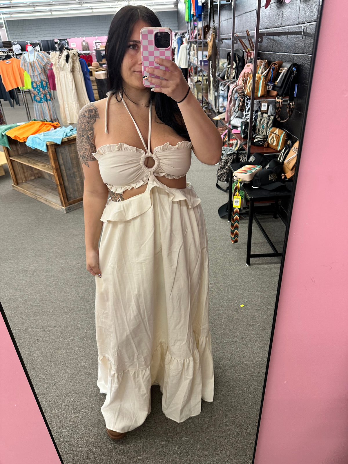 Navarre Beach Cut out Dress