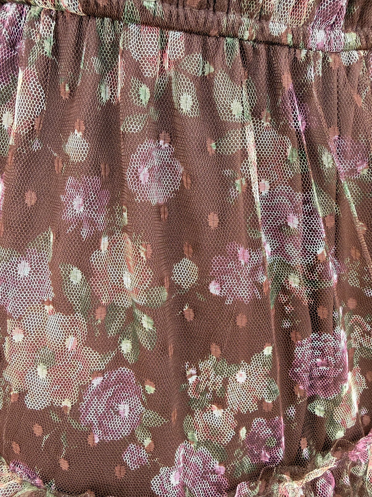 Fall Floral Maxi with Bow tie Shoulder Dress