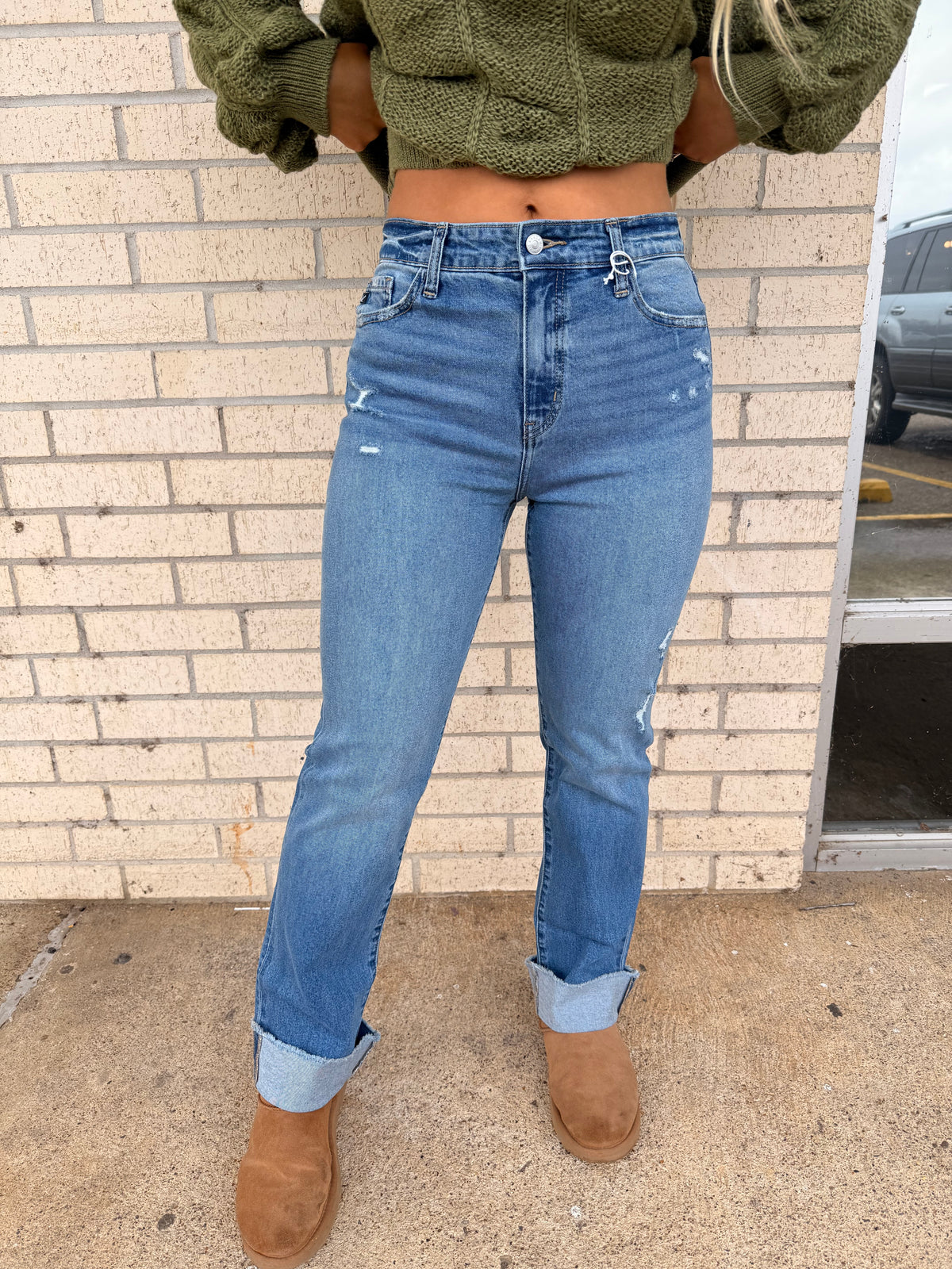 High rise kancan jeans