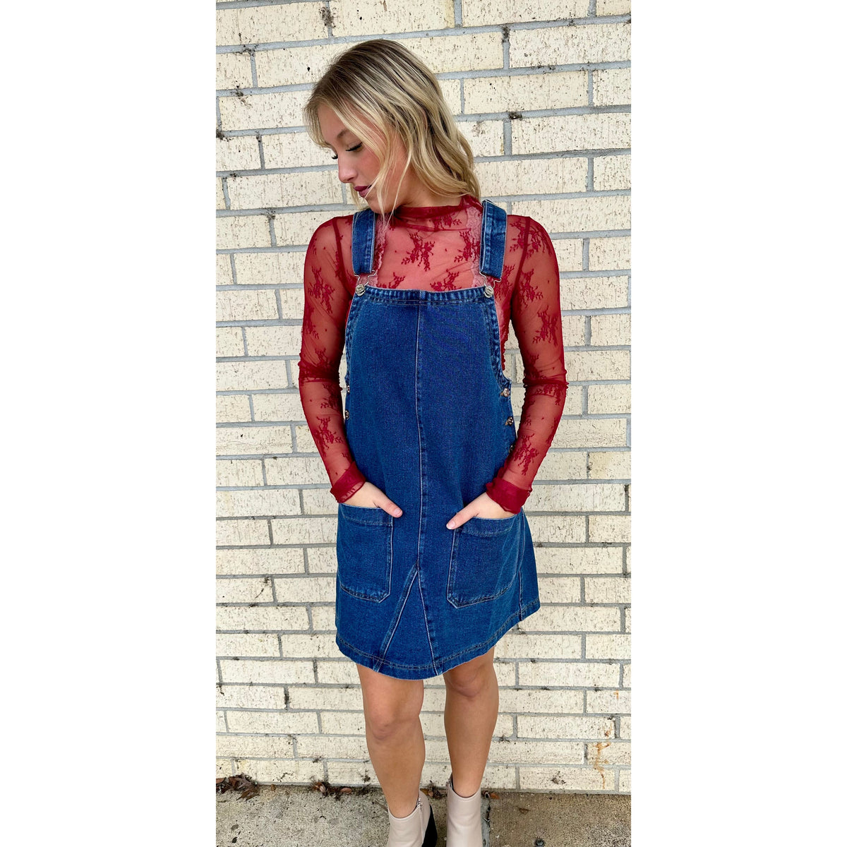 Denim Overall dress