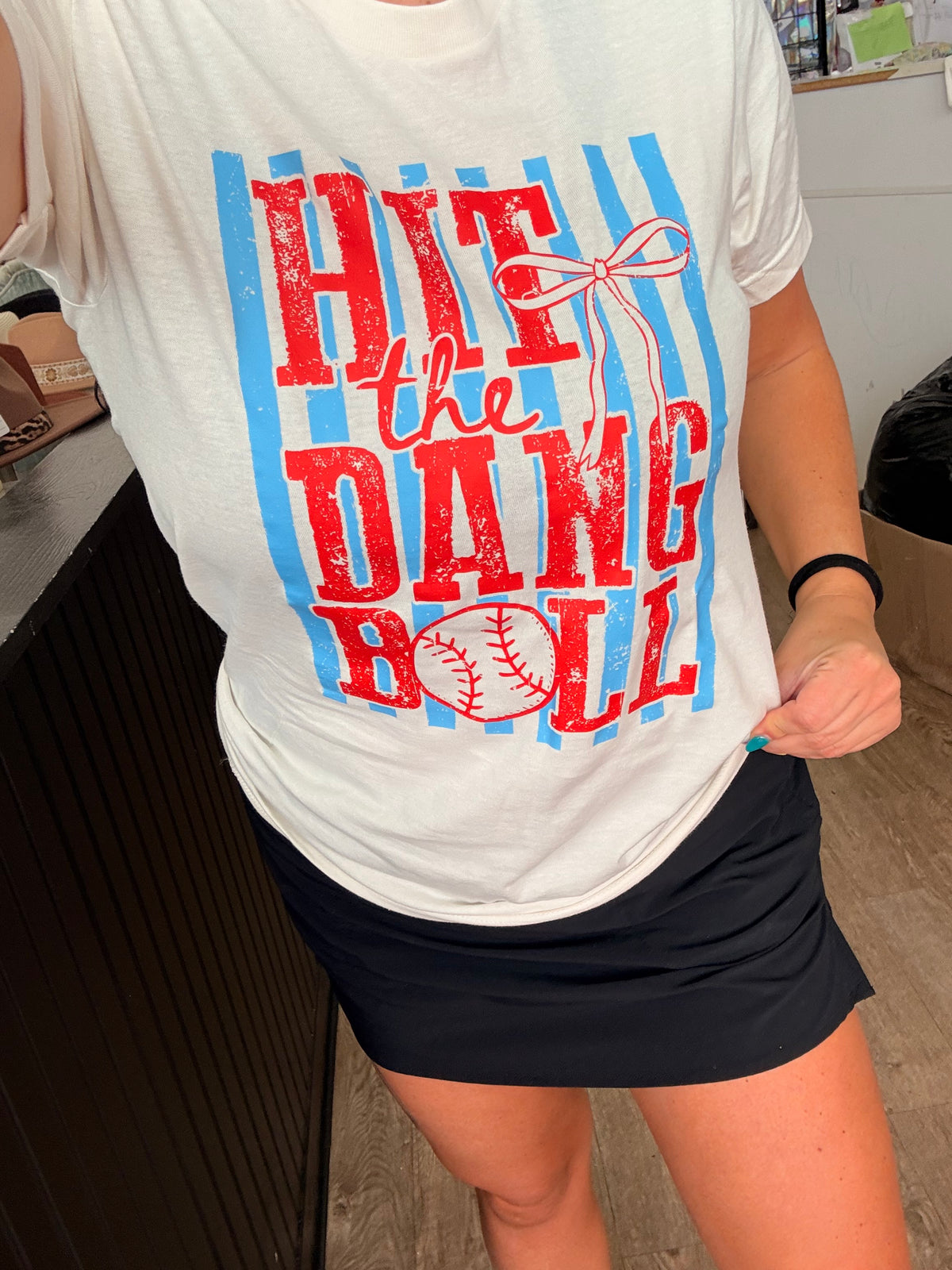 hit the dang ball tee or sweatshirt