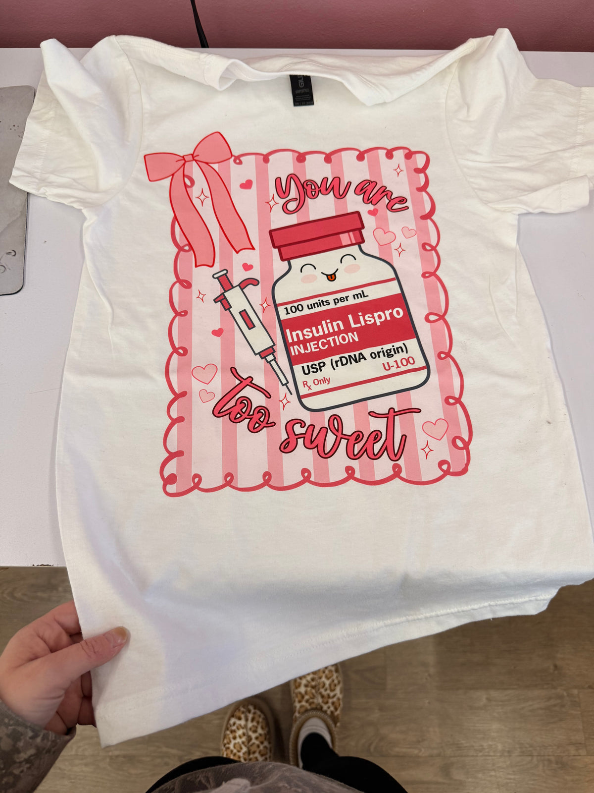 You are too sweet nurse tee or sweatshirt