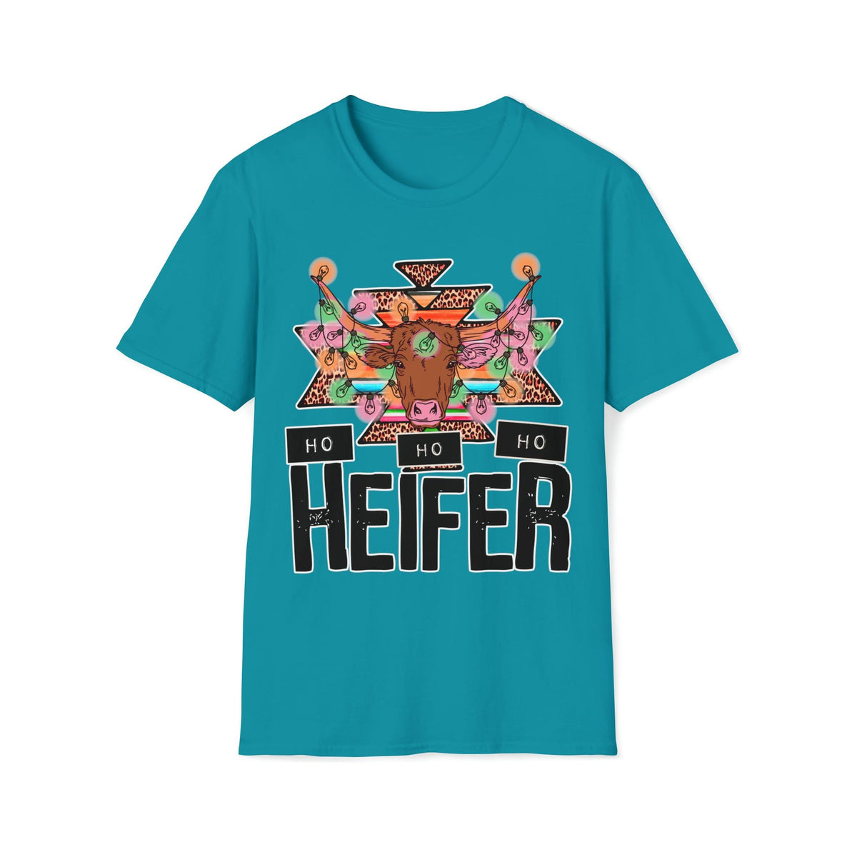 Christmas Heifer ho ho Soft style Tee