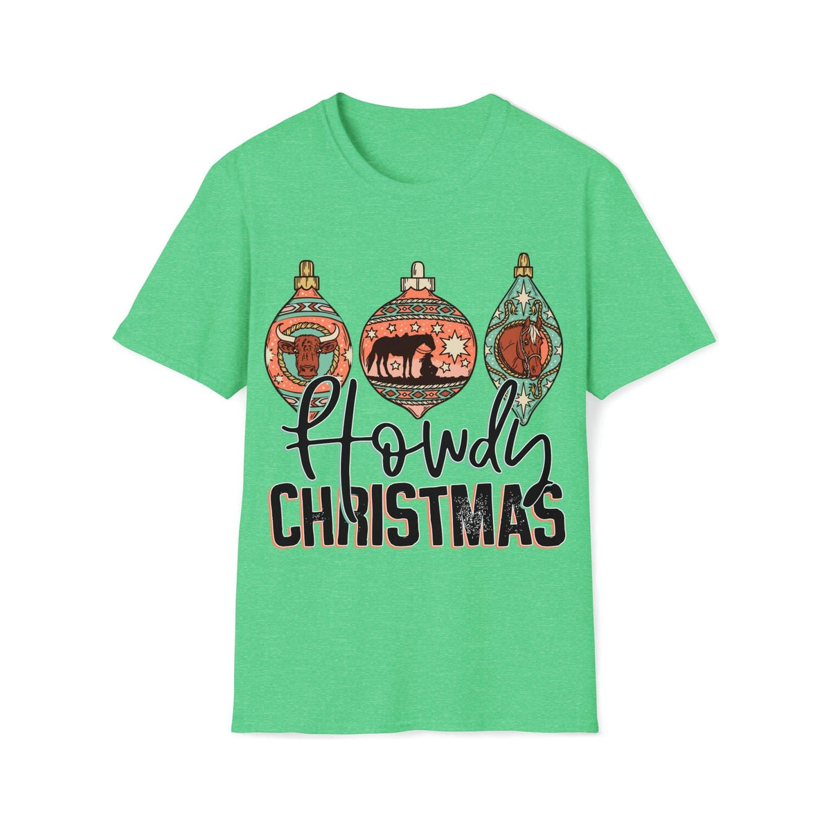 Howdy Christmas Soft style Tee or Sweatshirt