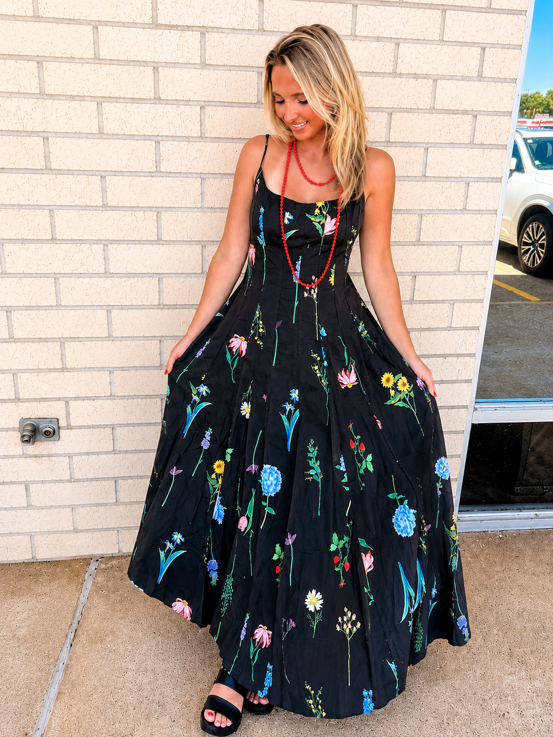 Wild Flower Floral Dress