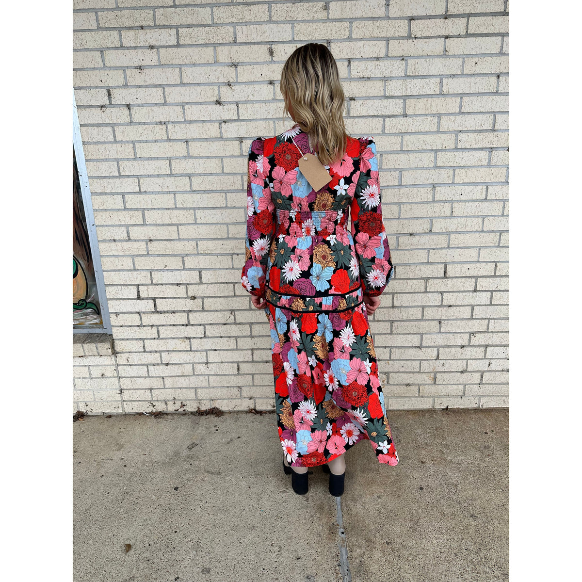 Janell Floral Maxi dress