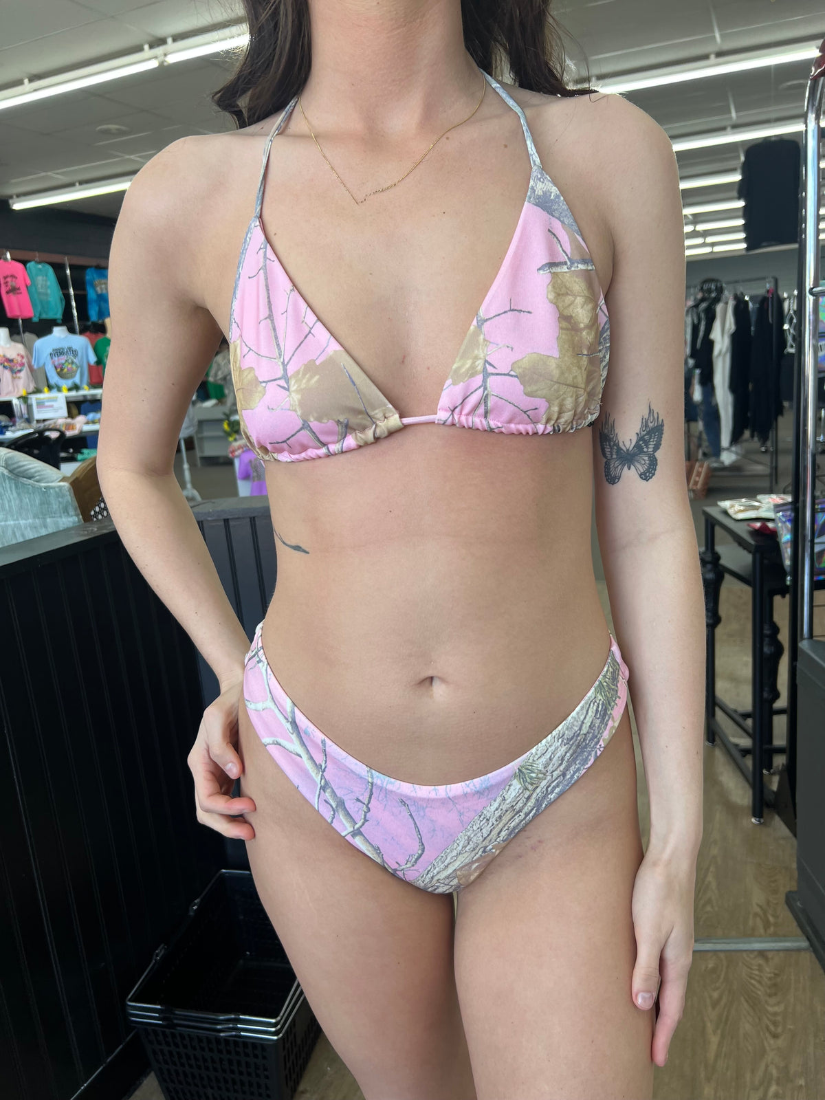 Camo bikini (pink or regular camo)
