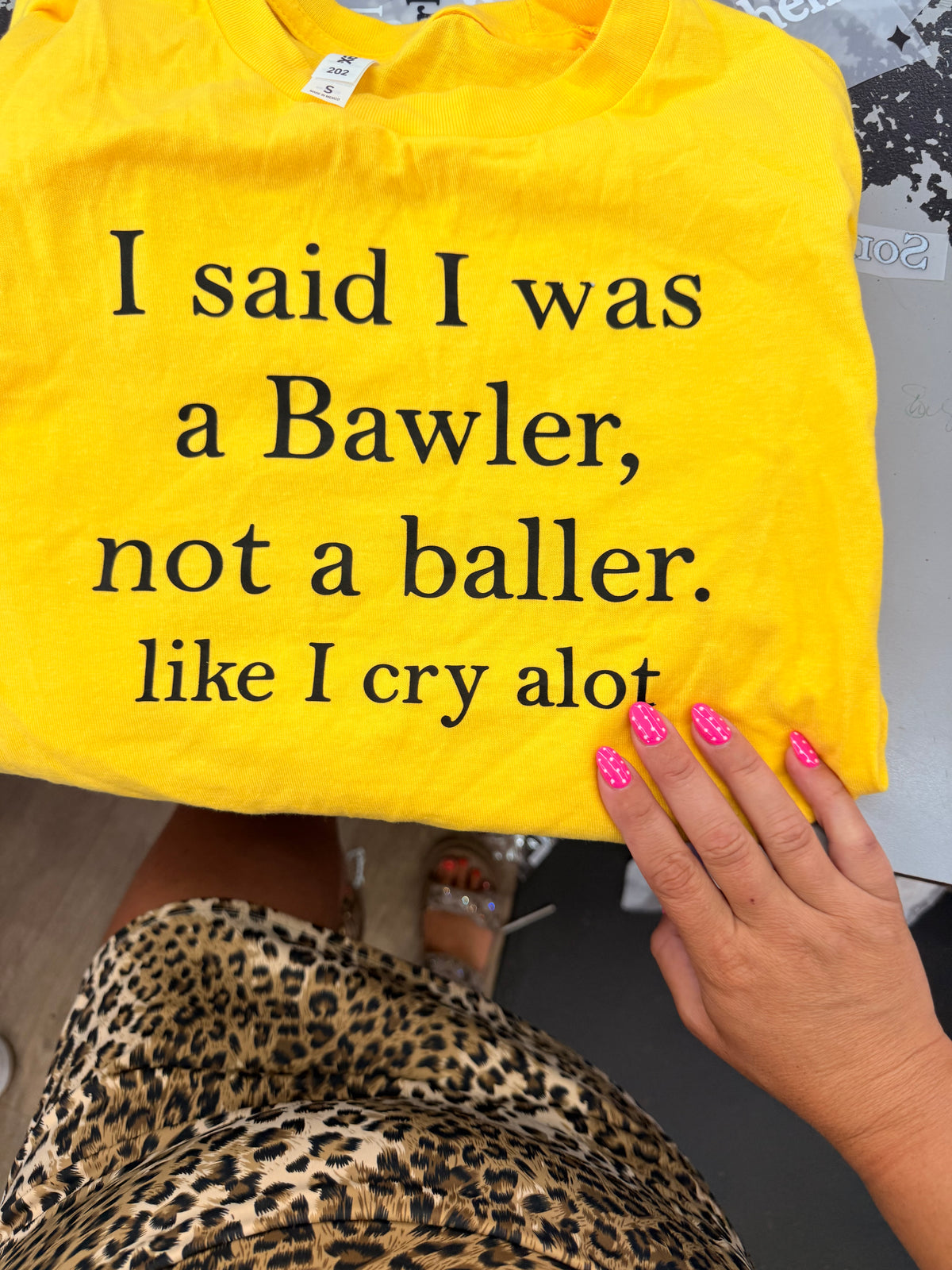 Baller or bawler tank,tee or sweatshirt