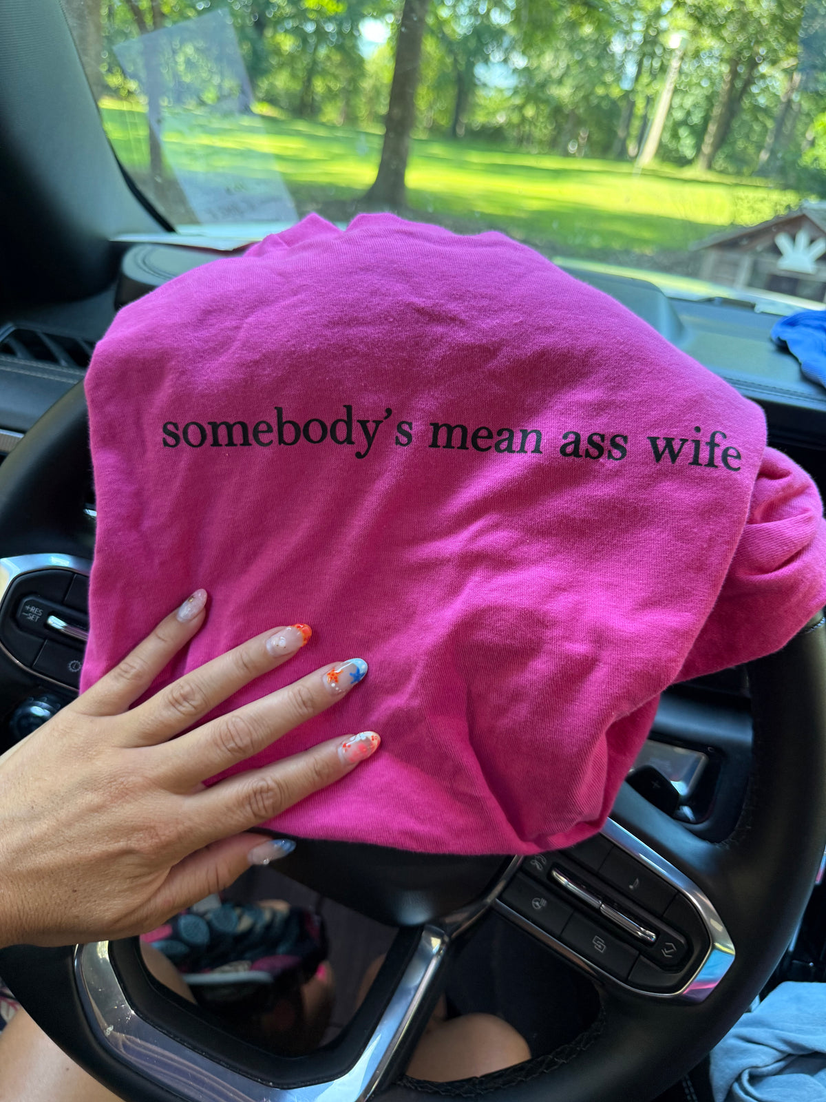 Somebody meanass wife  tank, tee or sweatshirt
