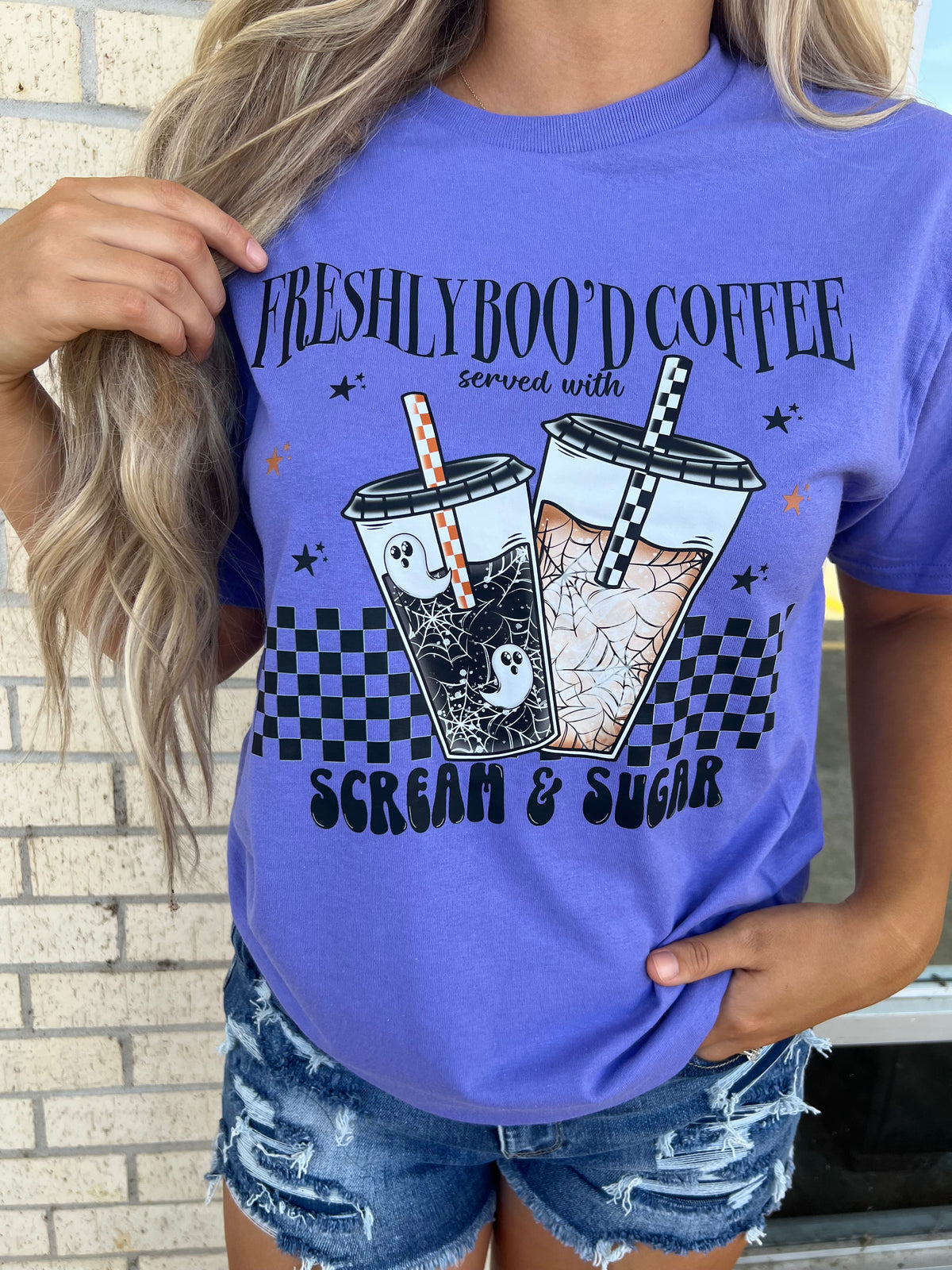 Freshly booed coffee halloween tee or Sweatshirt