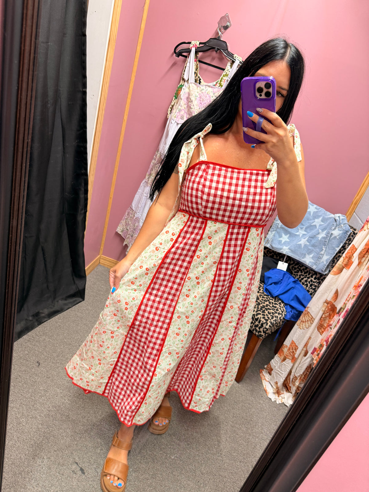Ouachita Picnic floral Dress