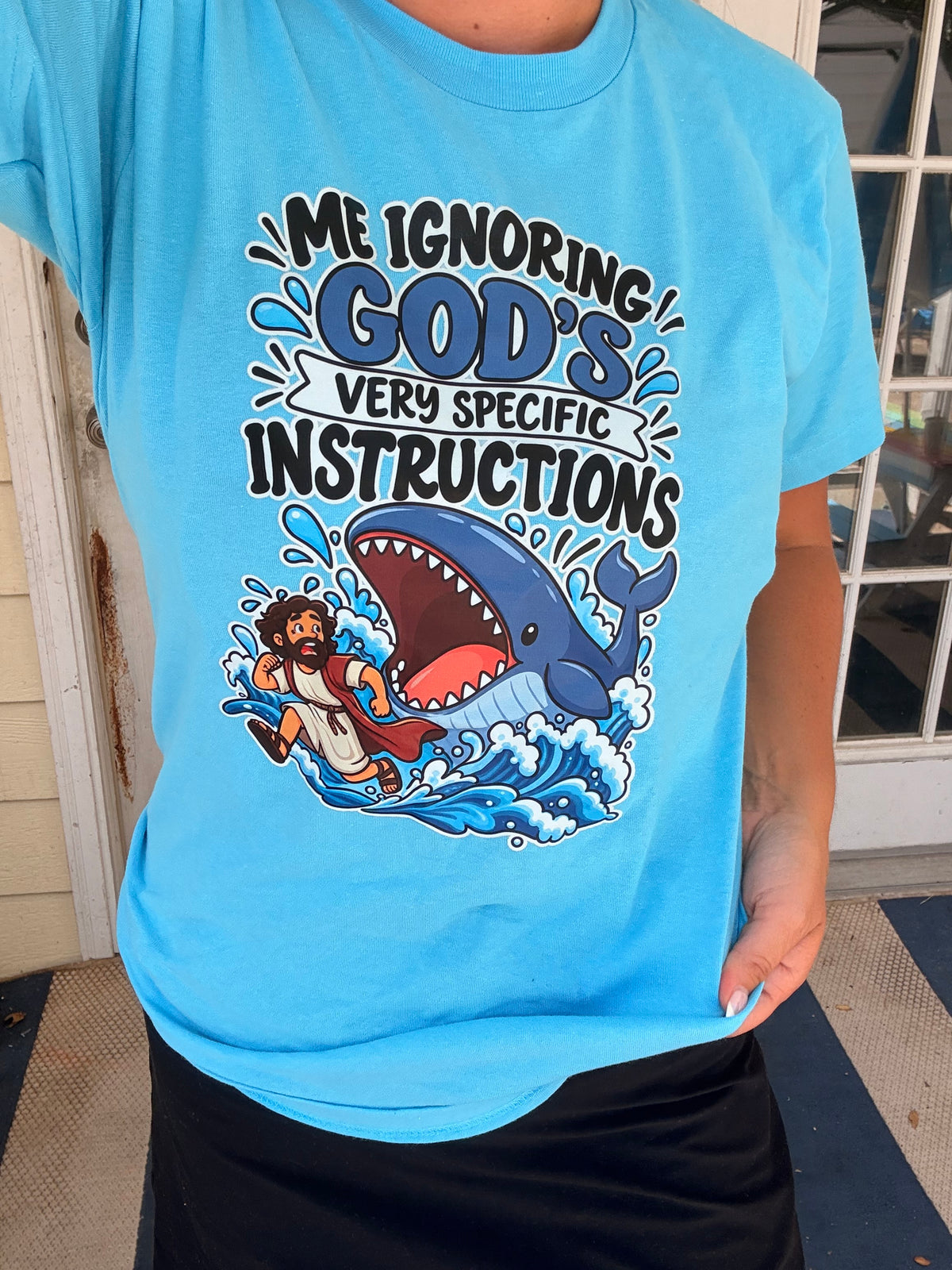 Me ignoring Gods specific Christian tank, tee or sweatshirt