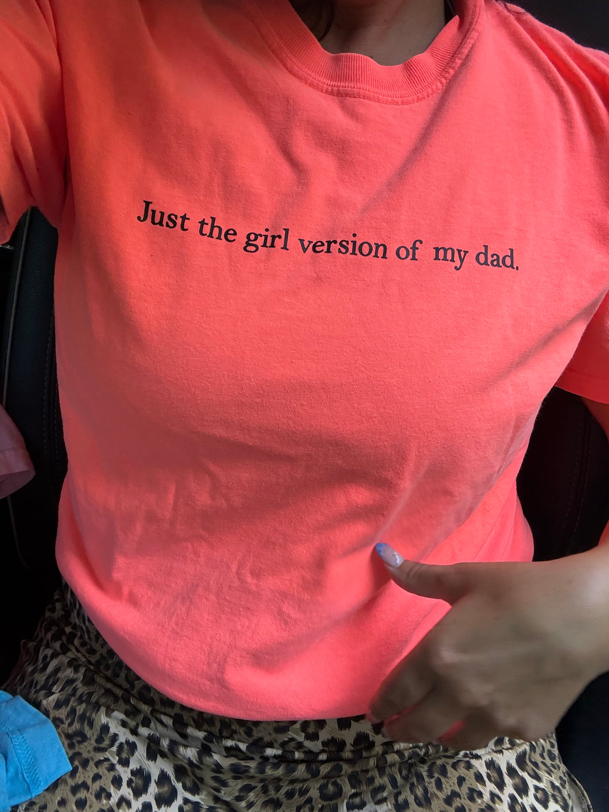 Just the girl version of my dad tee tank tee or sweatshirt