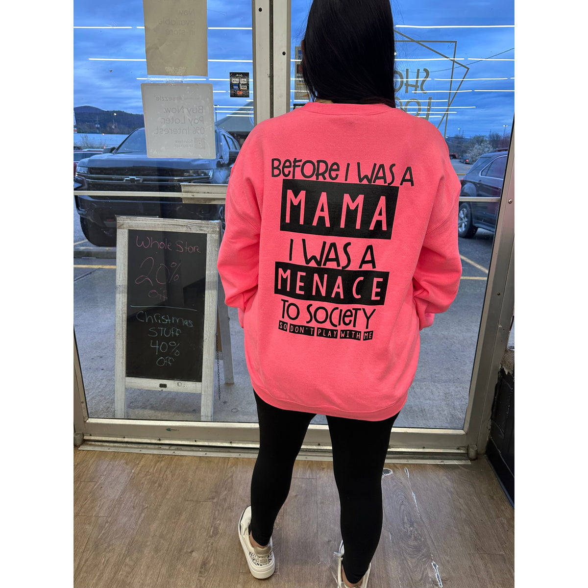 Before I was a Mama Menace Tee or sweatshirt