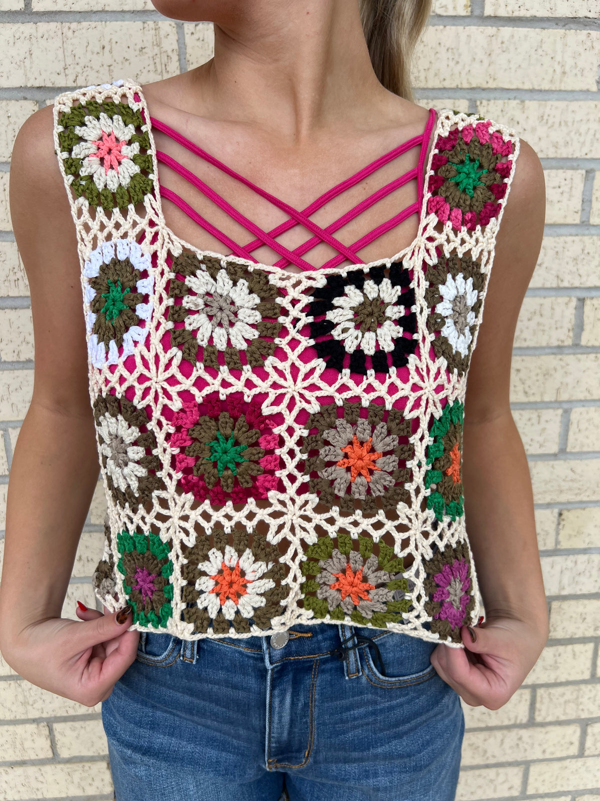 Anna isle Crochet Top
