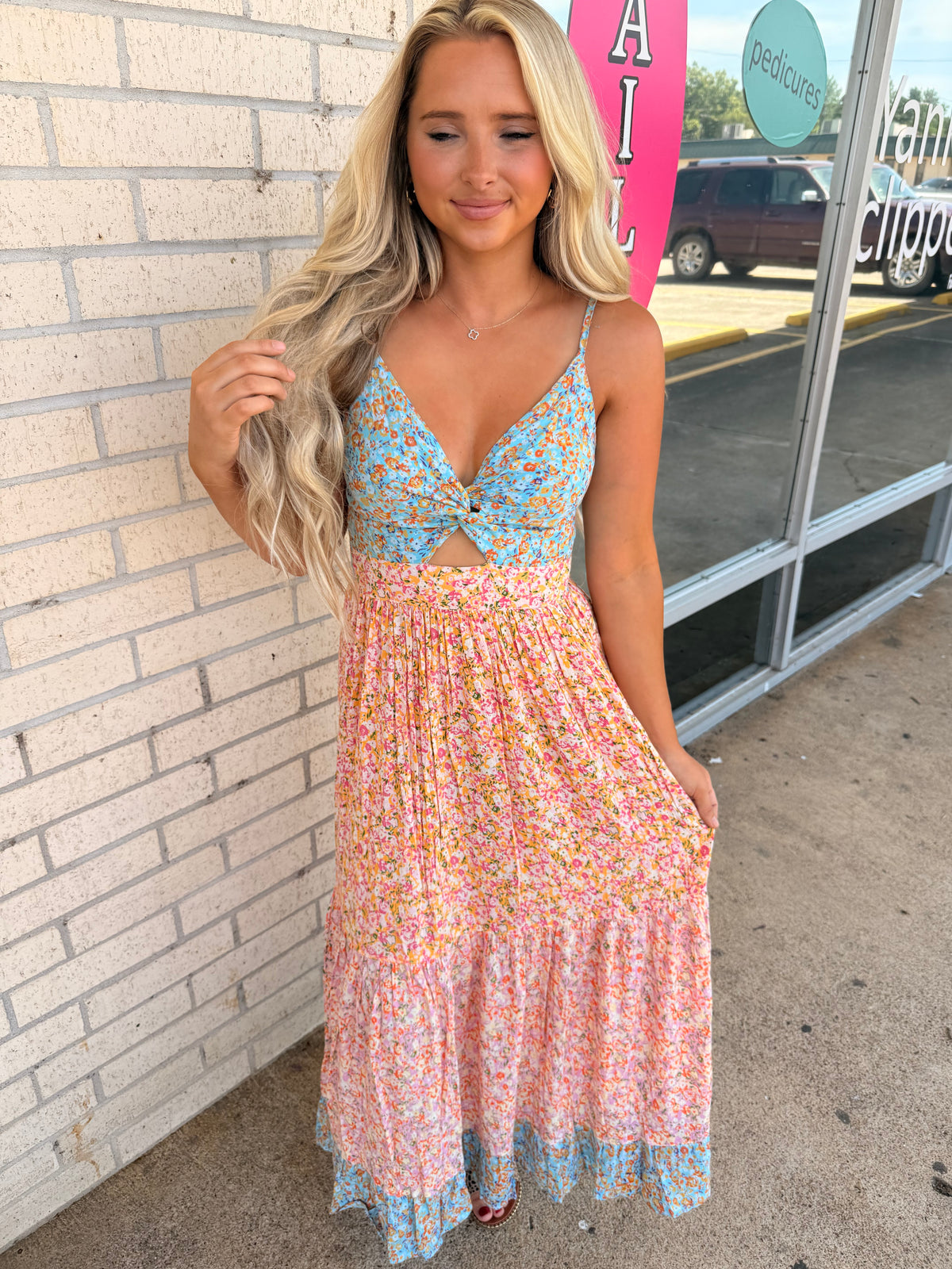 Tahiti floral dress