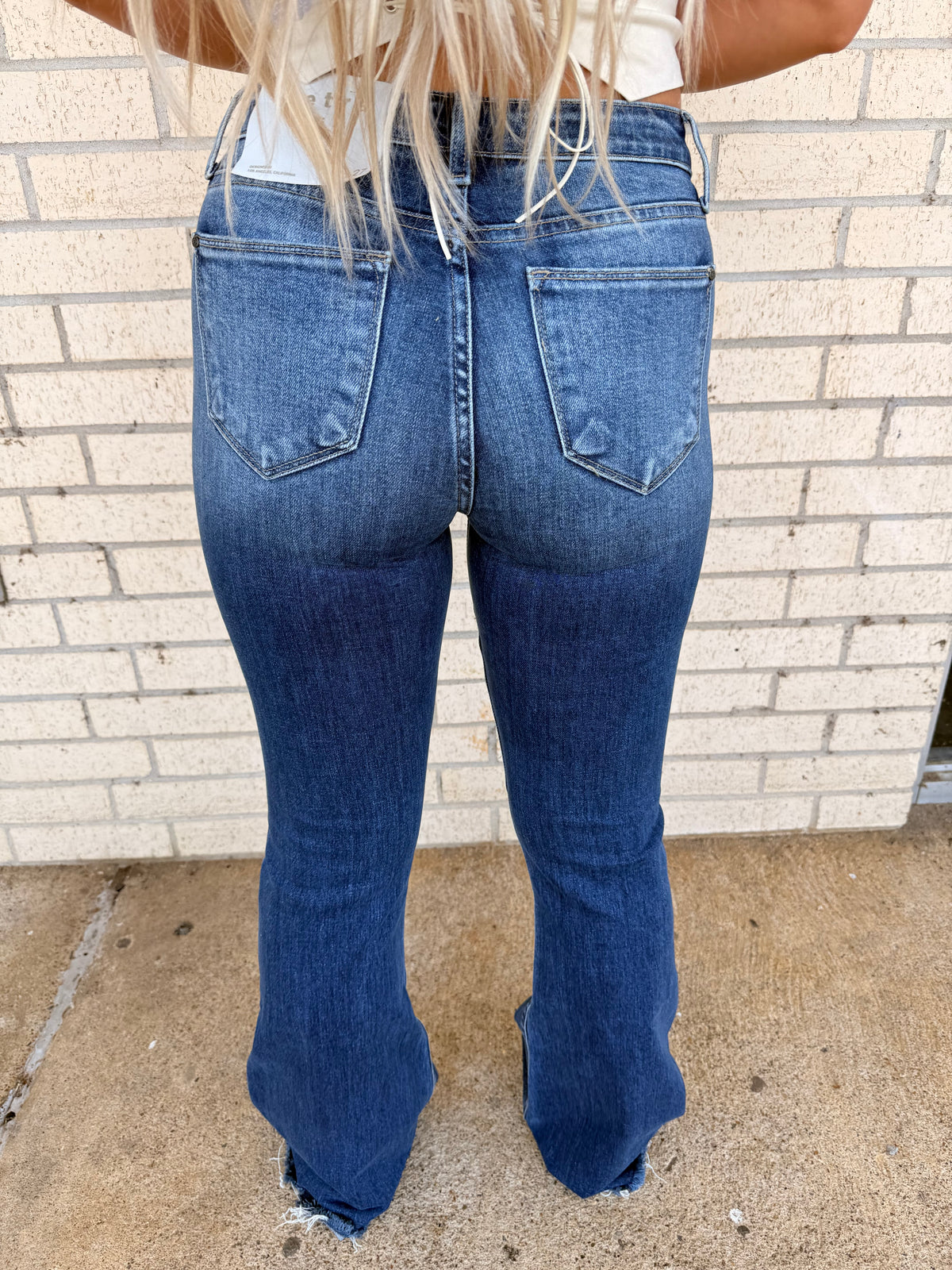 Valley Mid rise stretch boot cut jean