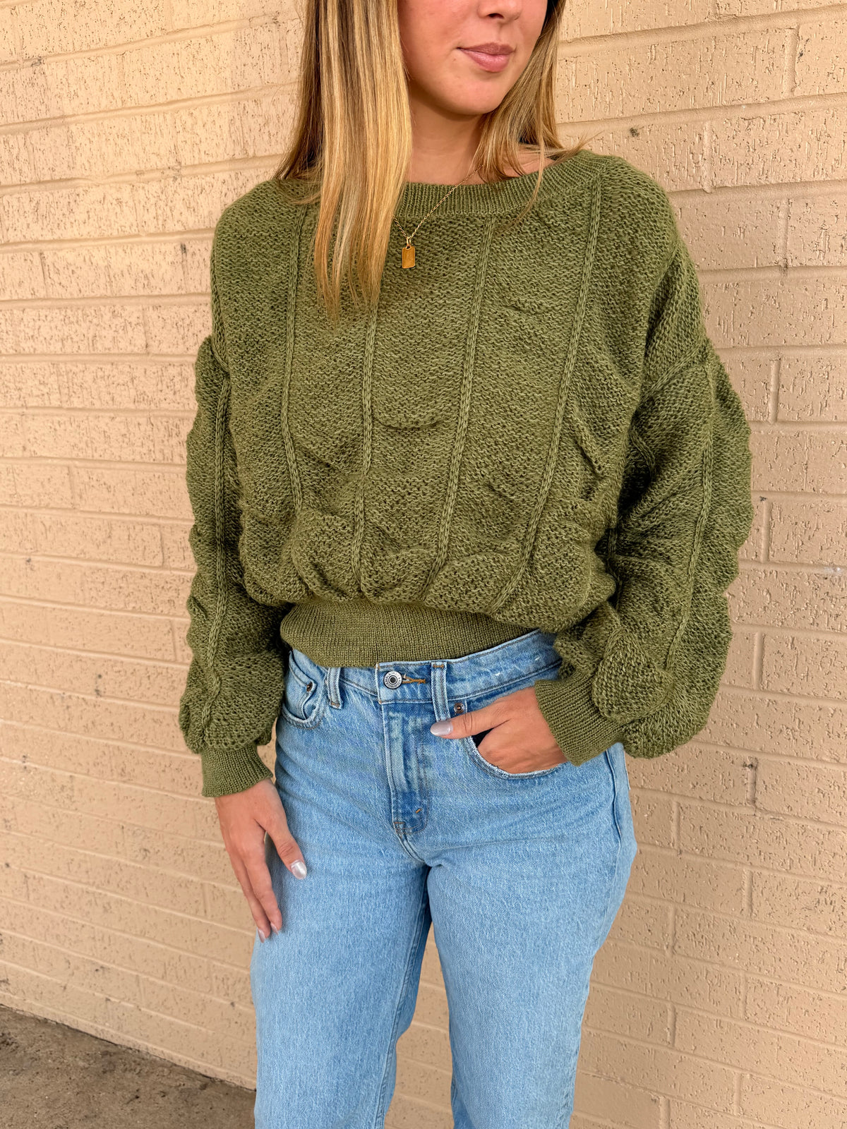 Pure Olive Sweater