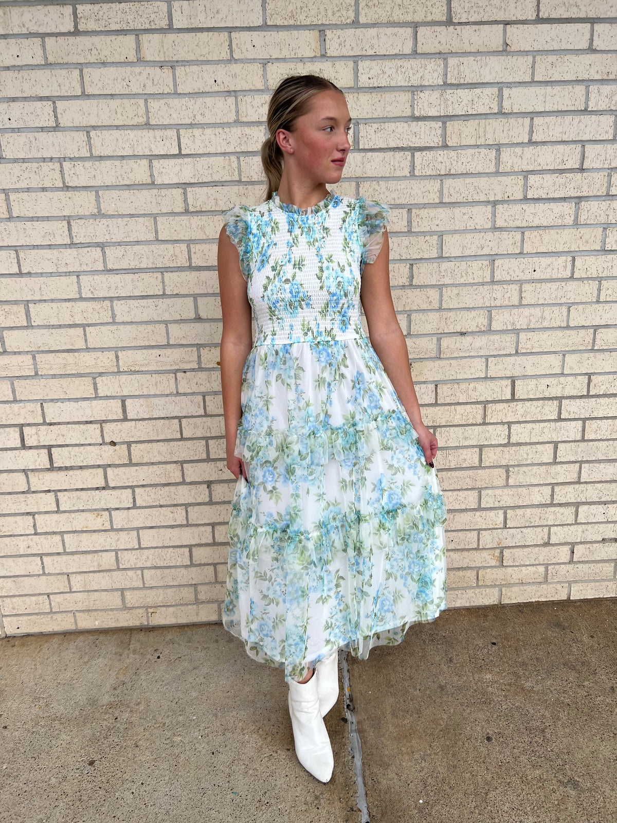 Castle Ivy Floral Flowy Dress
