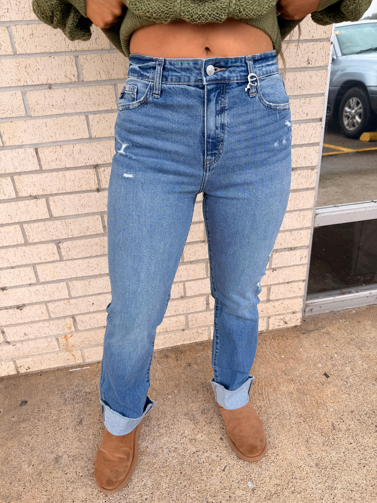 High rise kancan jeans