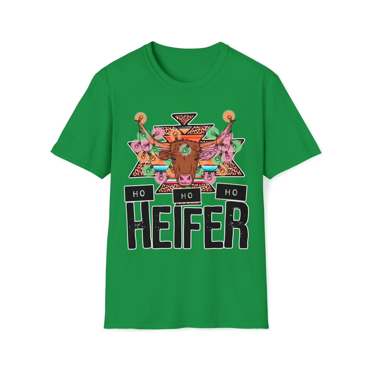 Christmas Heifer ho ho Soft style Tee