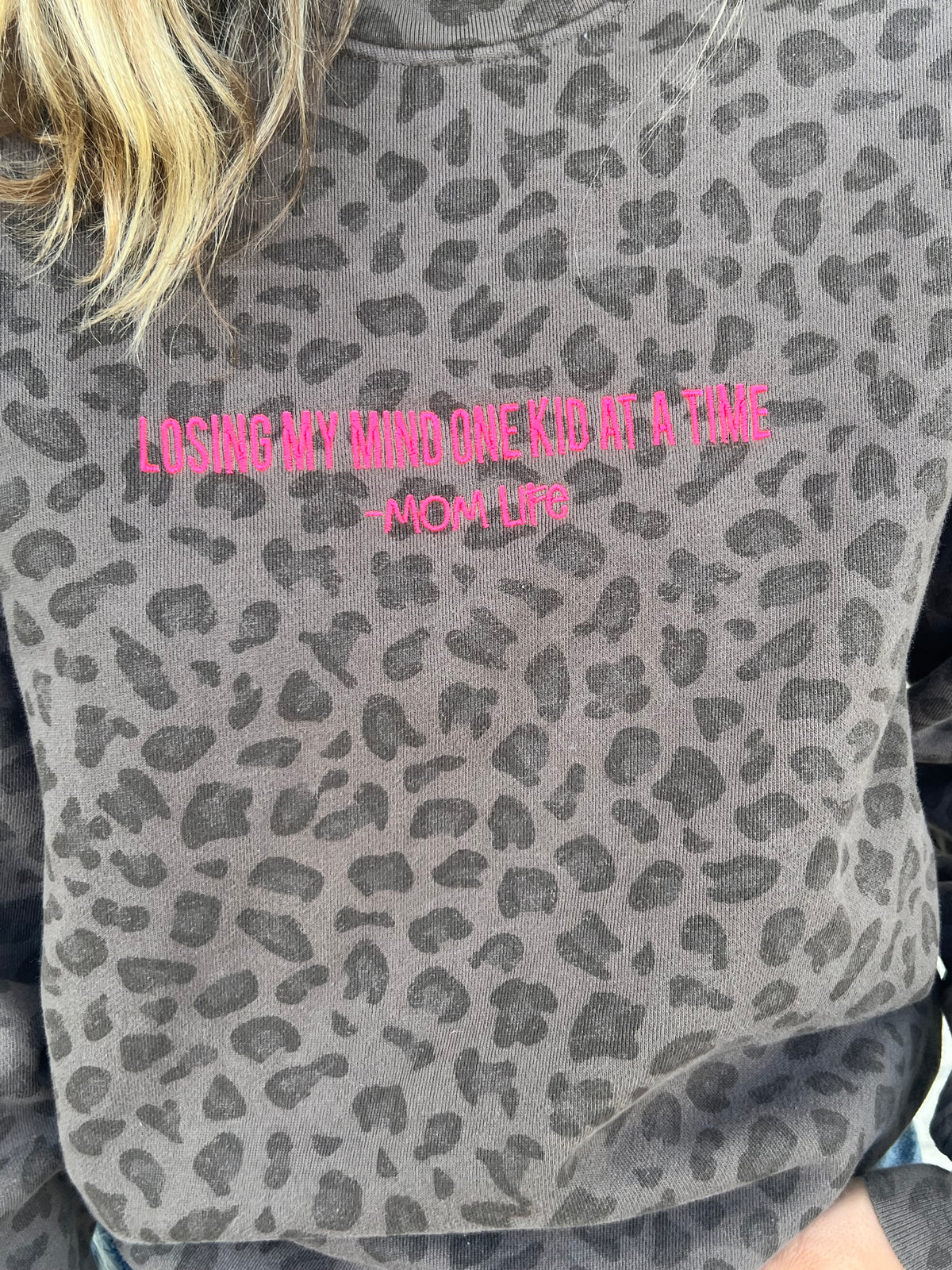 Losing my mind one kid at a time mom life tee or sweatshirt embroidered