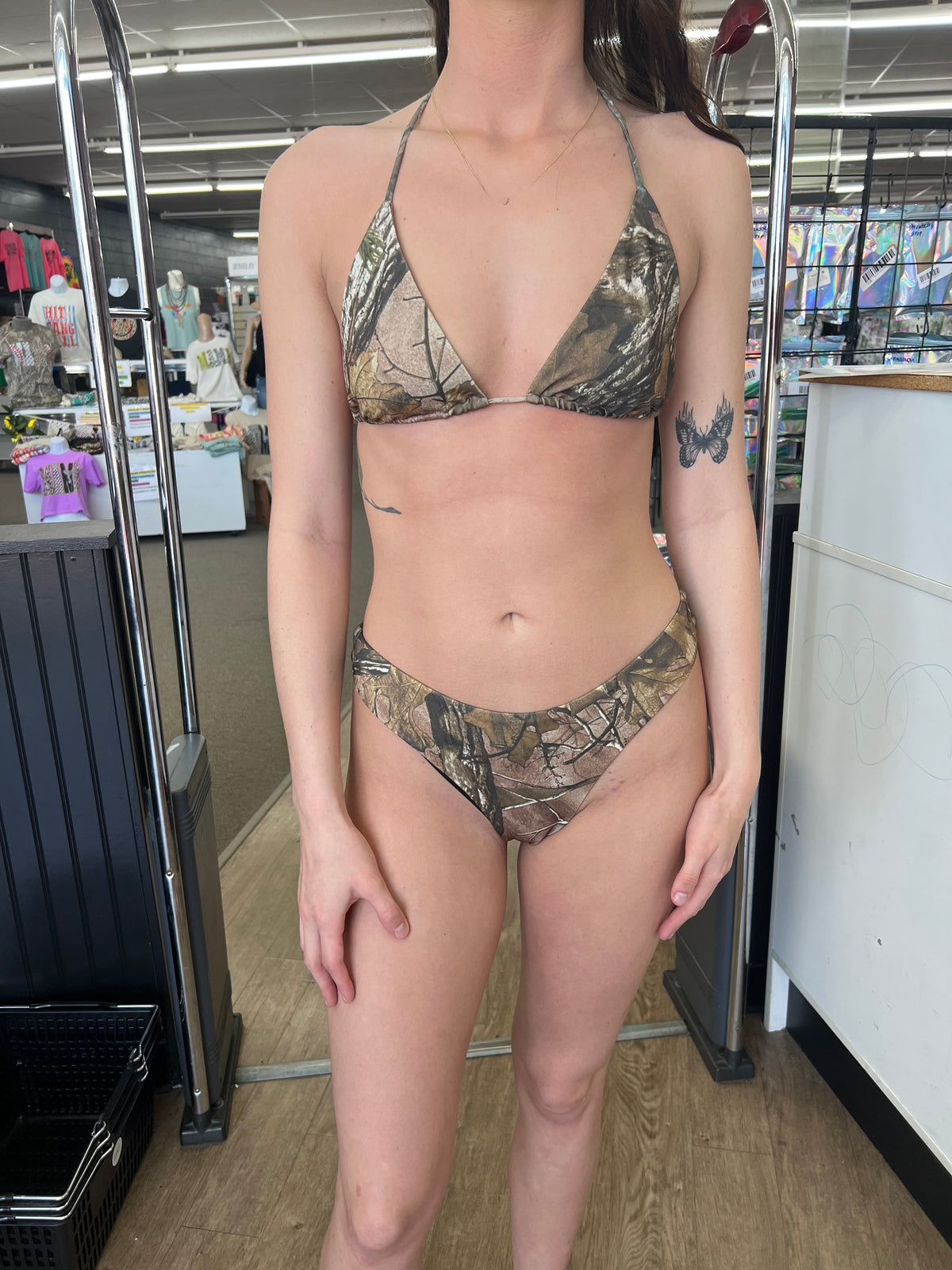 Camo bikini (pink or regular camo)