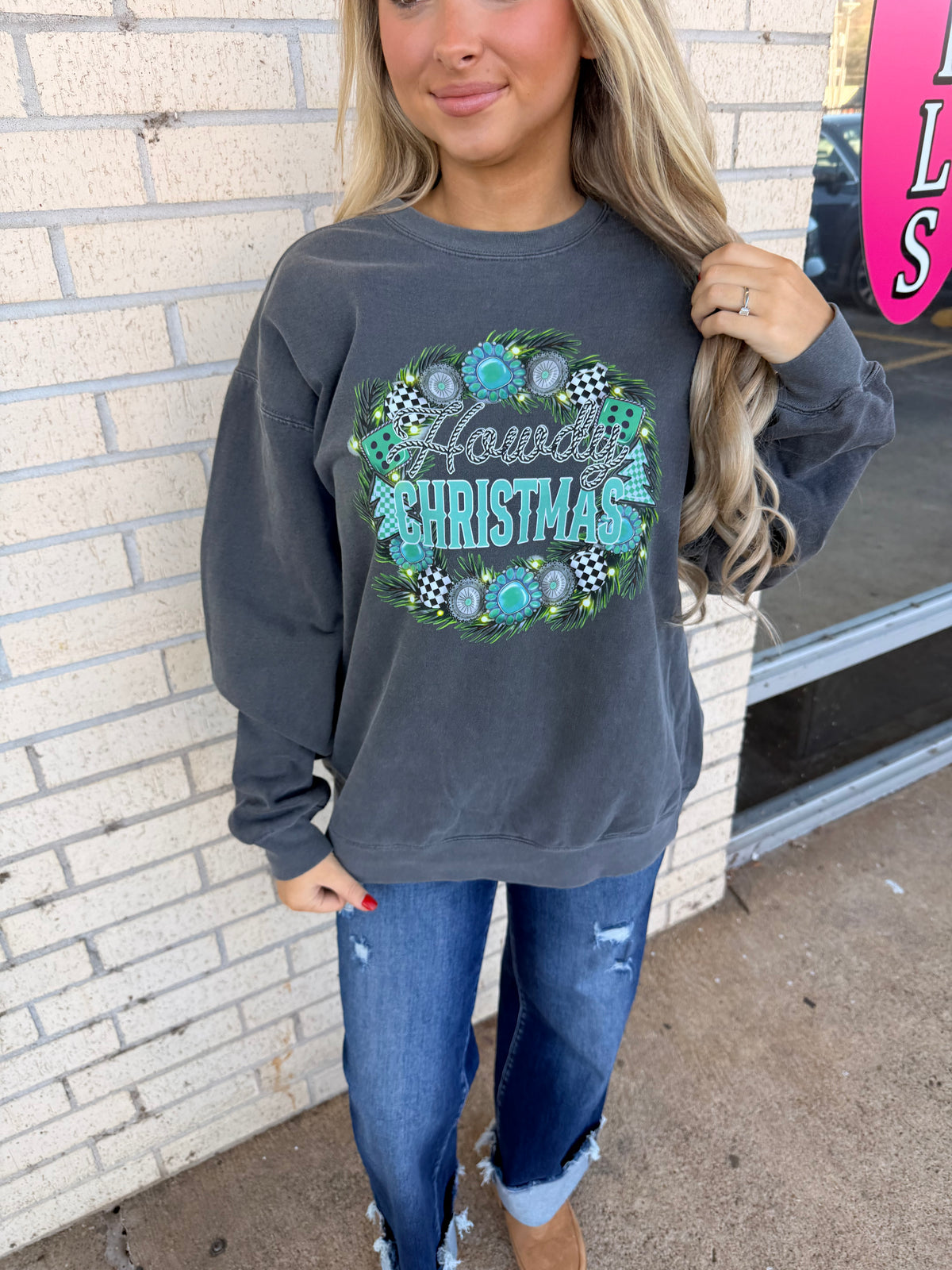 Howdy Christmas tee or sweatshirt