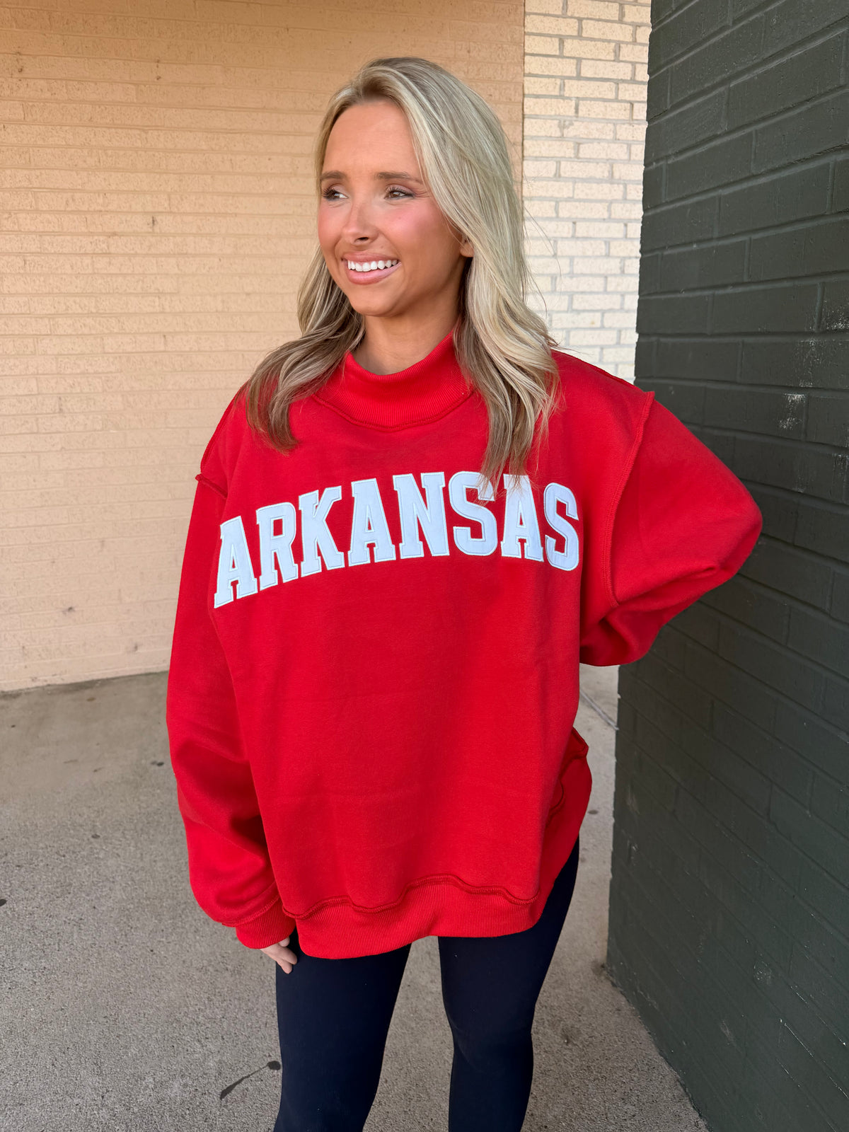 Arkansas mock neck