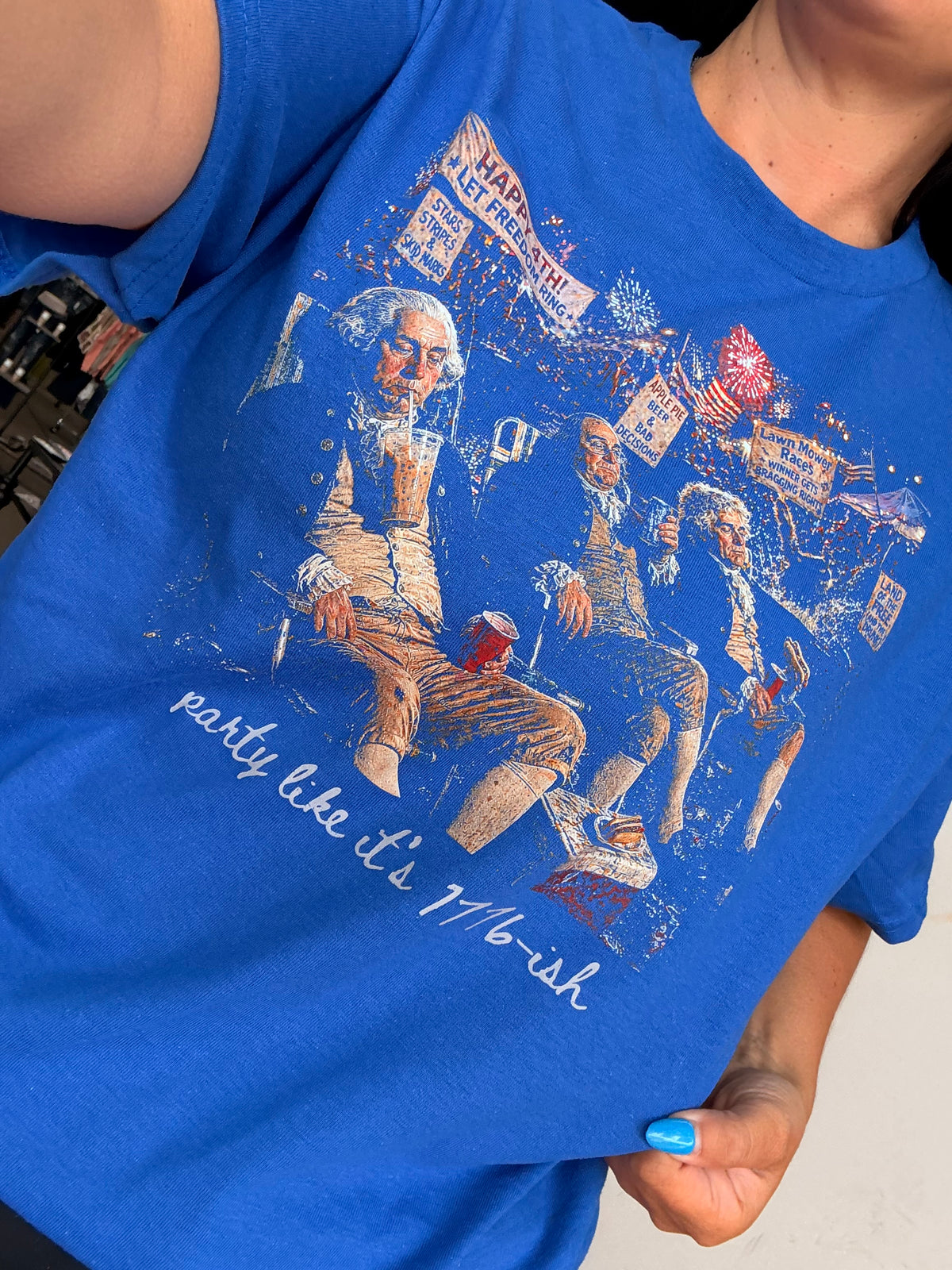 Party like it’s 1776 ish tee or tank top
