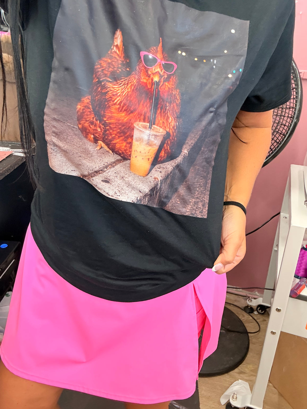 chicken coffee tank, tee or sweatshirt