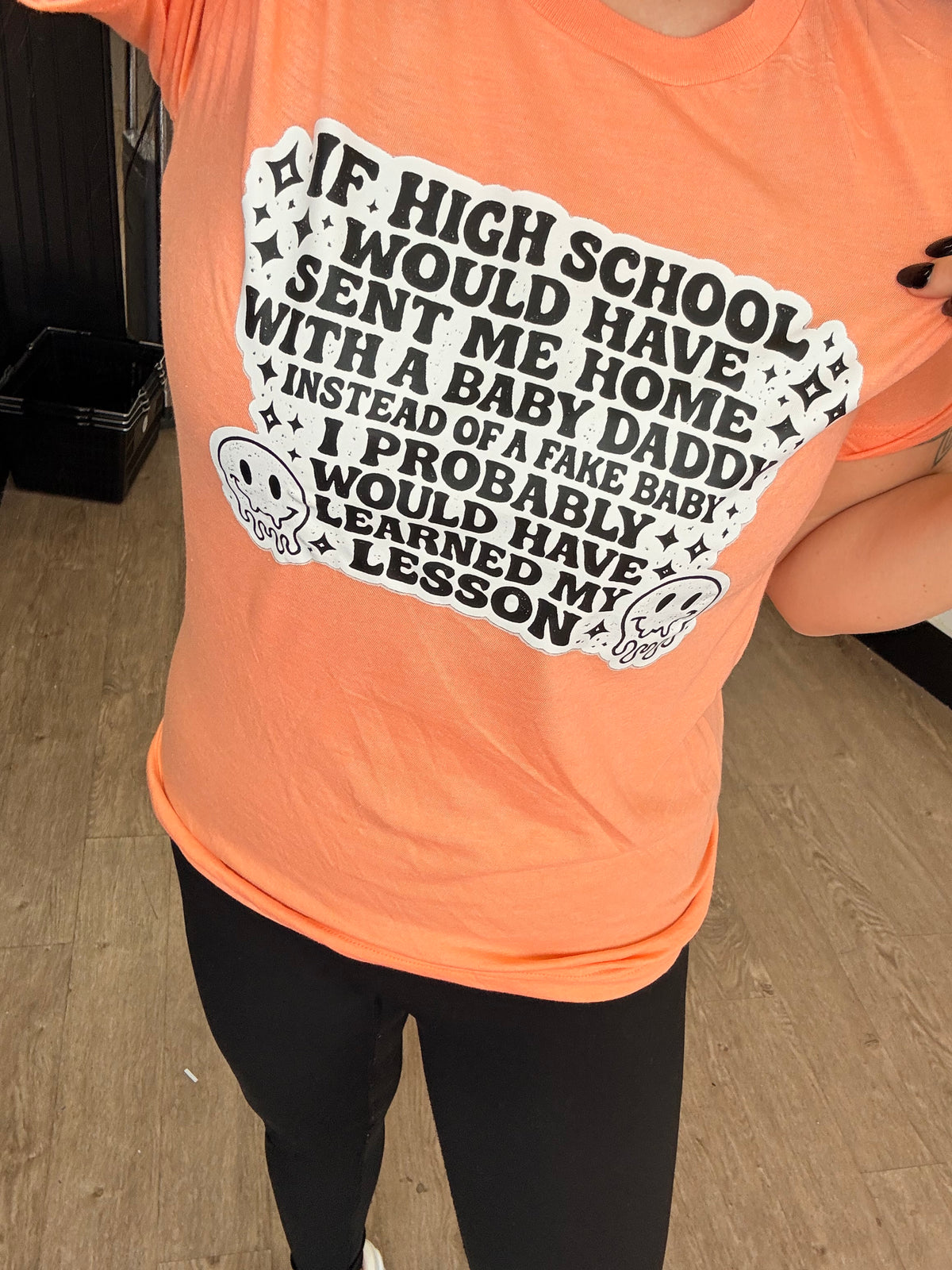 High school fake baby daddy tee or sweatshirt