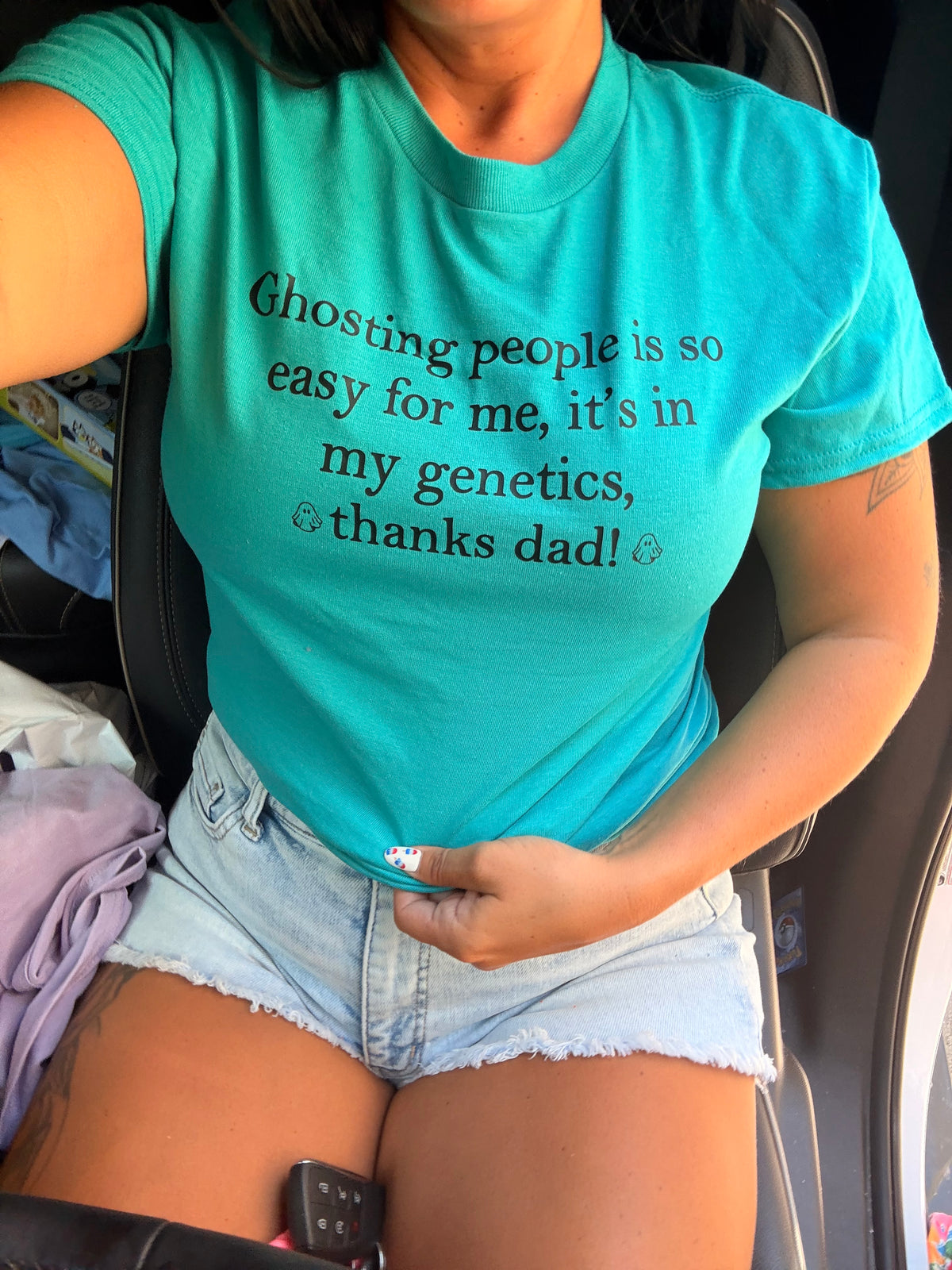 Ghosting people dad tank  , tee or sweatshirt