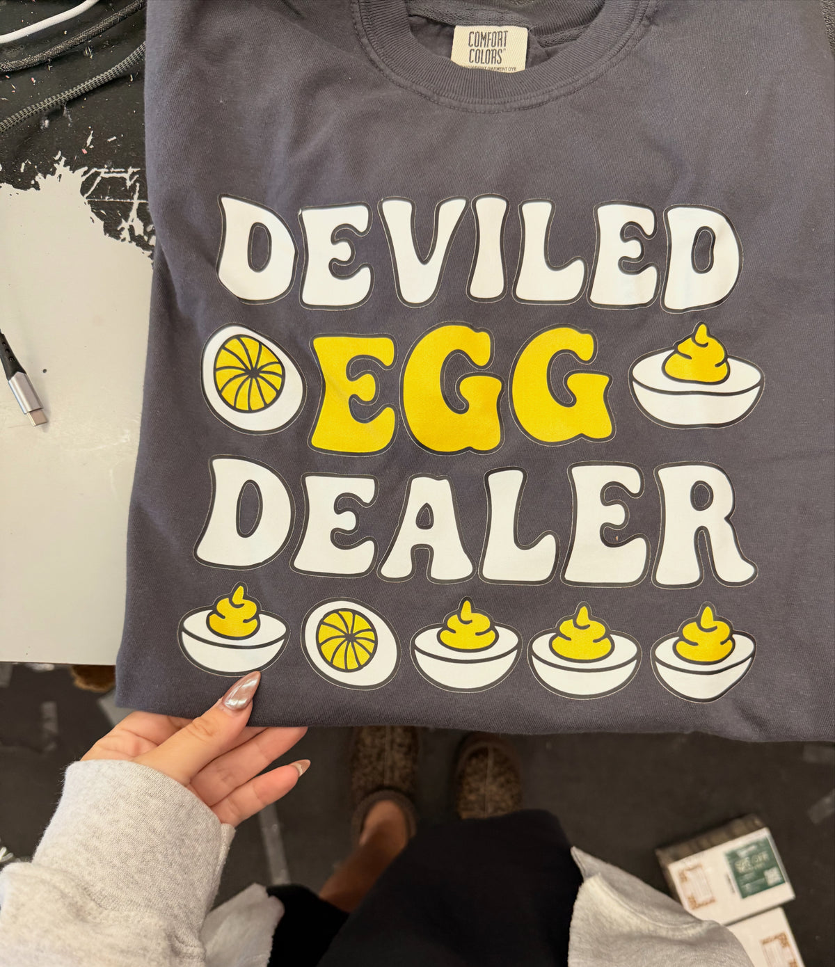 Deviled Egg Dealer thanksgiving tee or  sweatshirt