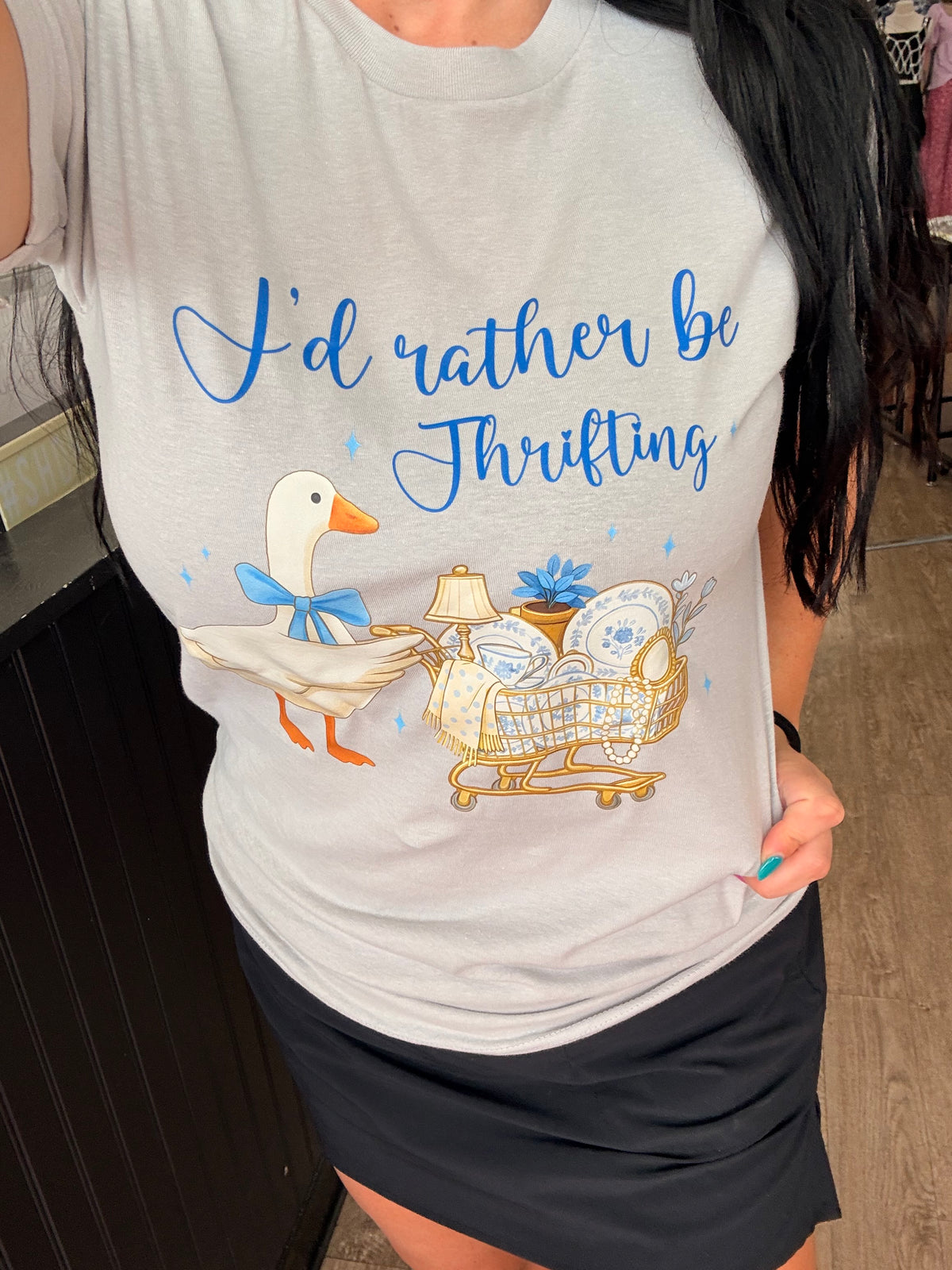 i'd rather be thrifting tee or sweatshirt