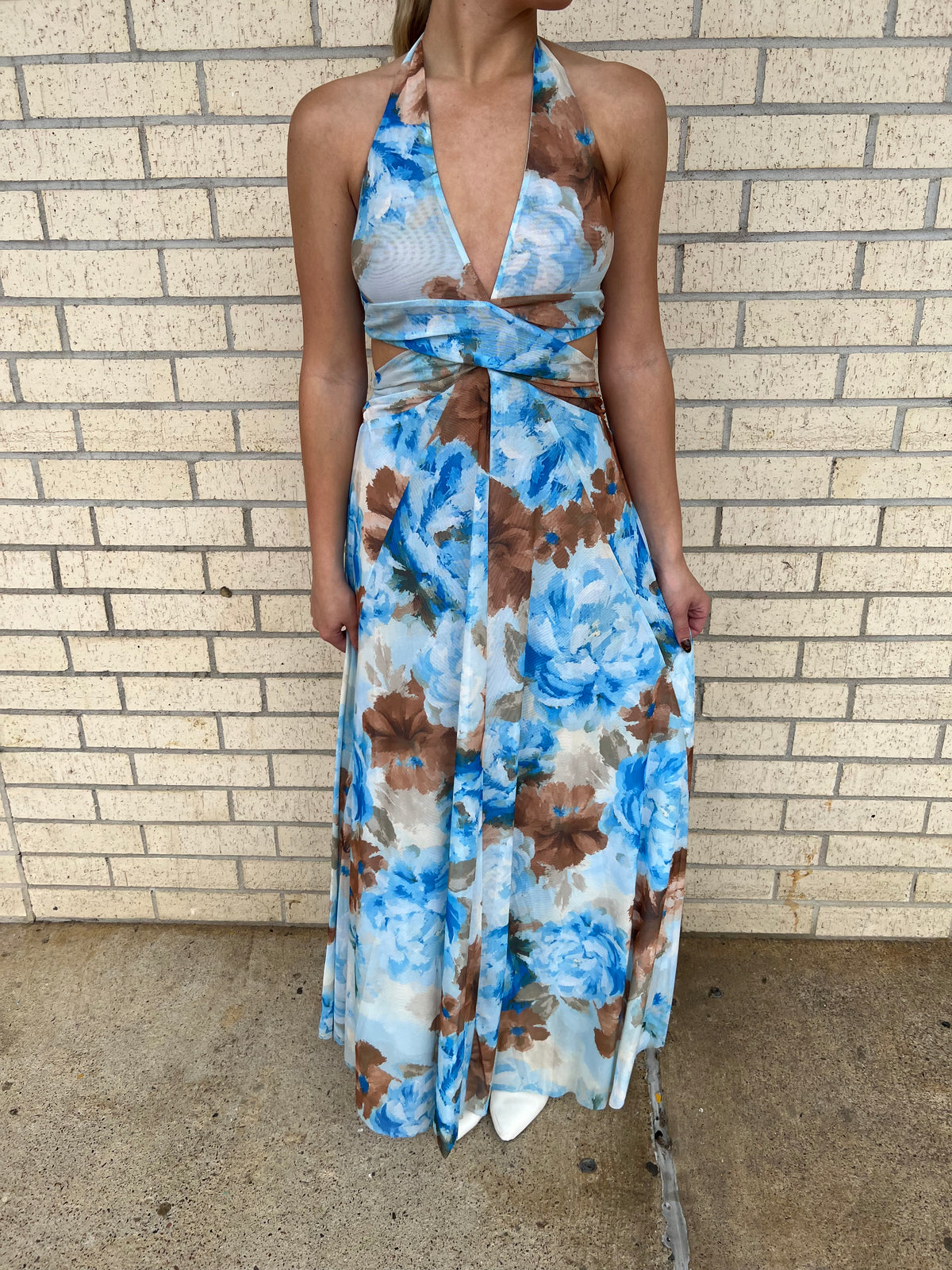 Destin Watercolor Beach Dress