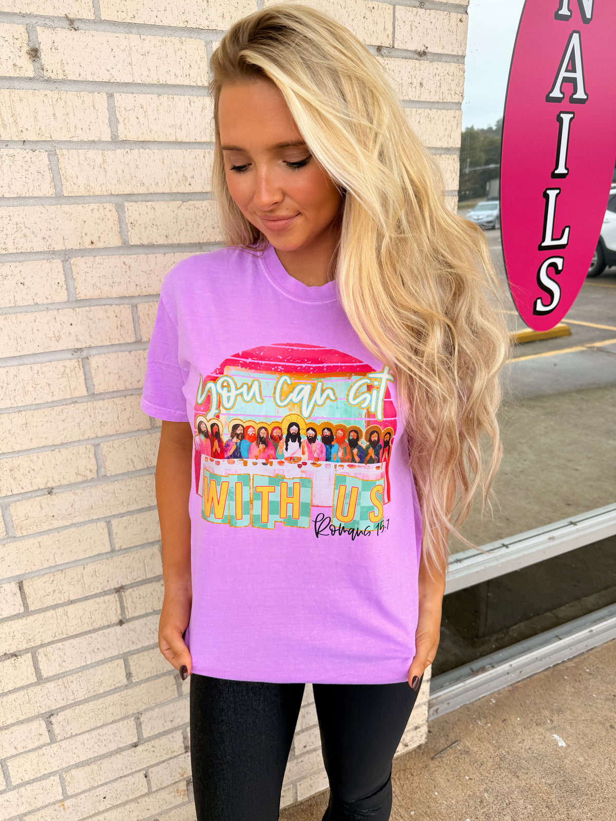 You can sit with us Christian tee or sweatshirt