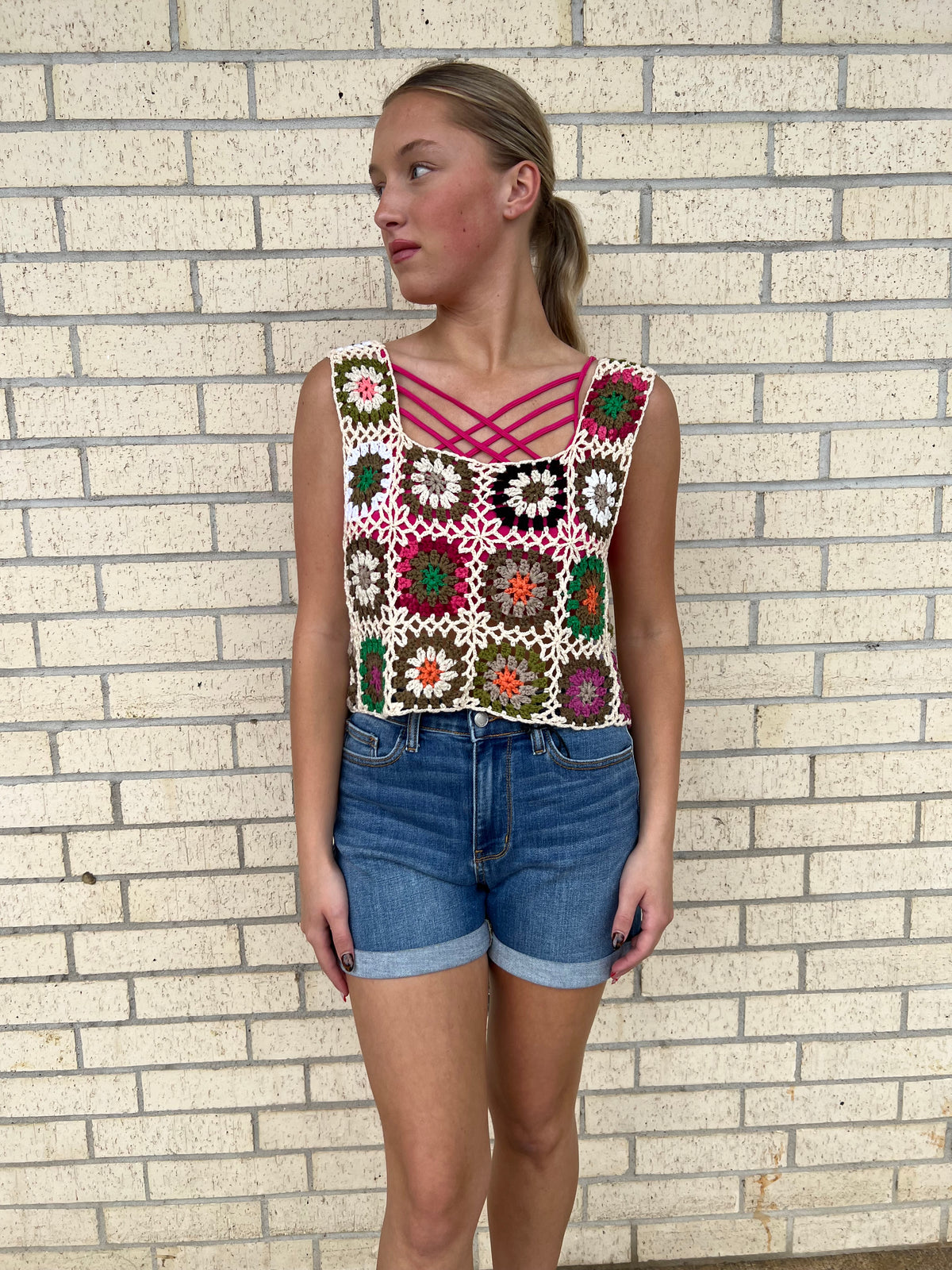 Anna isle Crochet Top