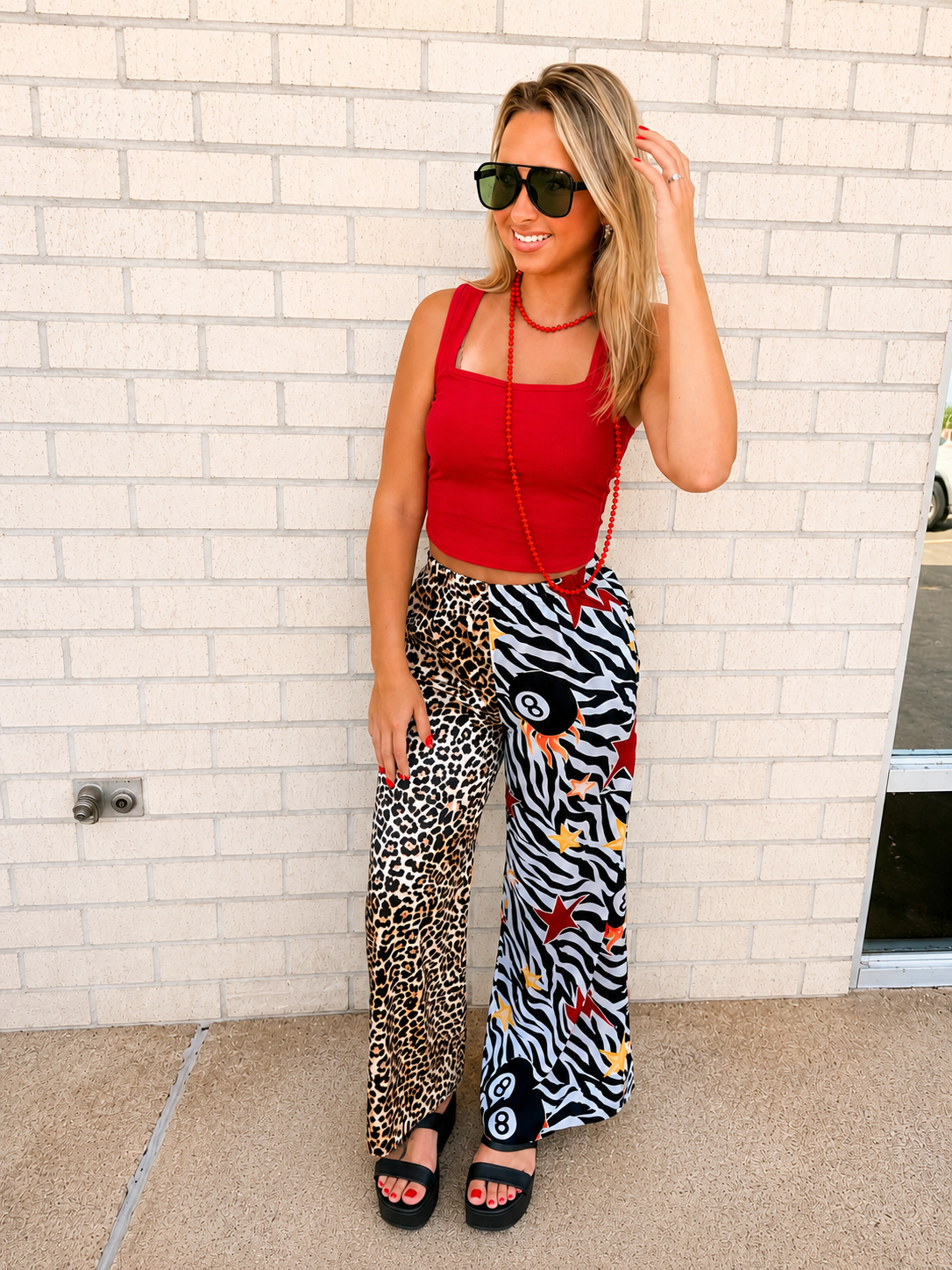 Rave Fire crazy Print Pant